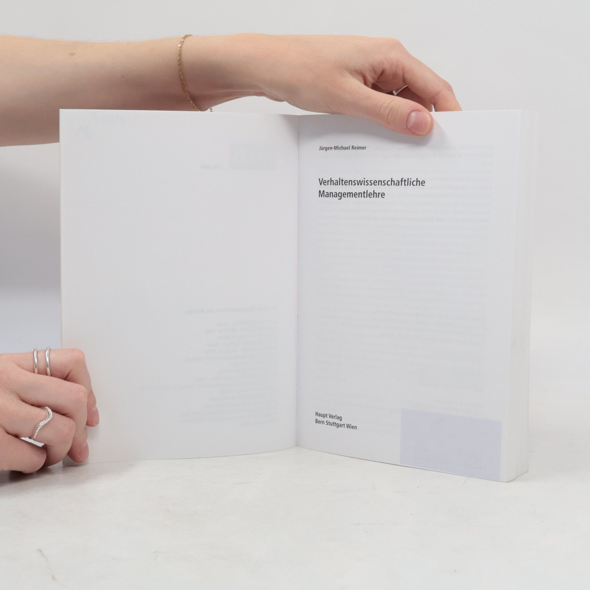 Jürgen-Michael Reimer UTB M: Uni-Taschenbücher: Verhaltenswissenschaftliche Managementlehre