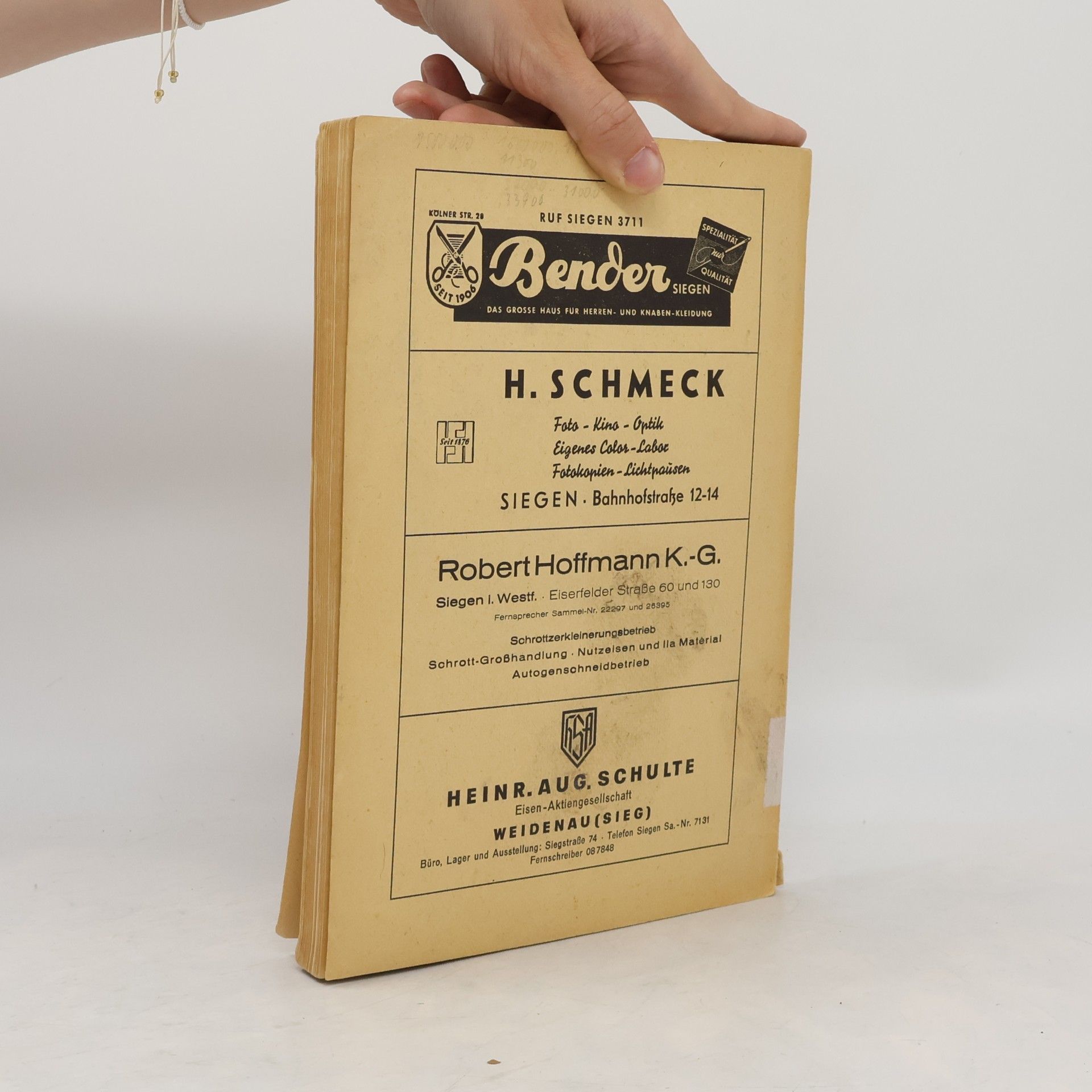 kolektiv Siegerländer Heimatkalender 1959