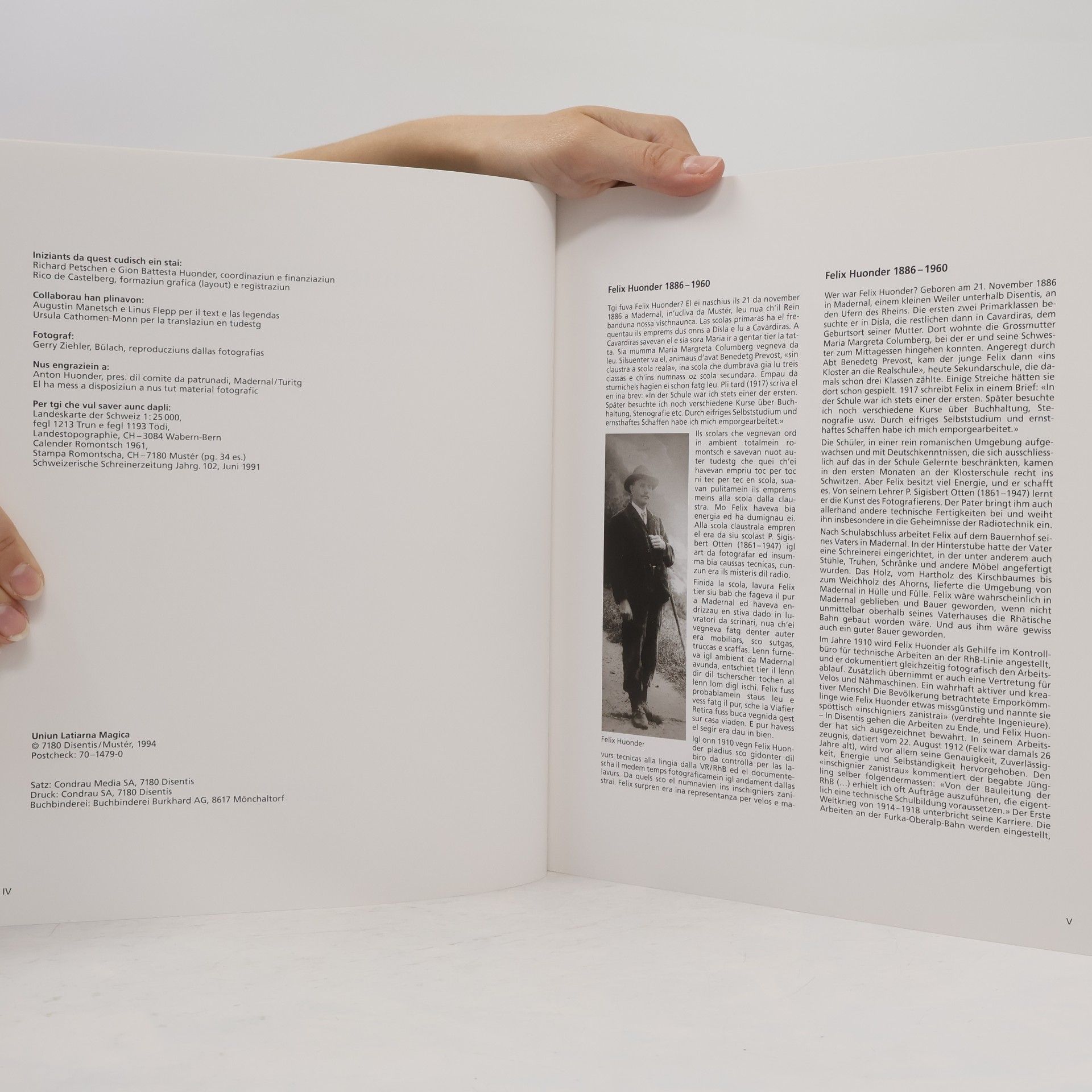 Autores varios Felix Huonder 1886-1960
