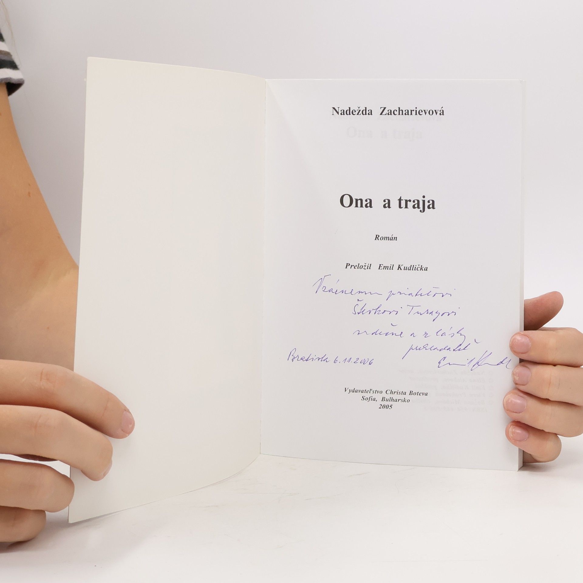 Nadežda Zacharievová Ona a Traja