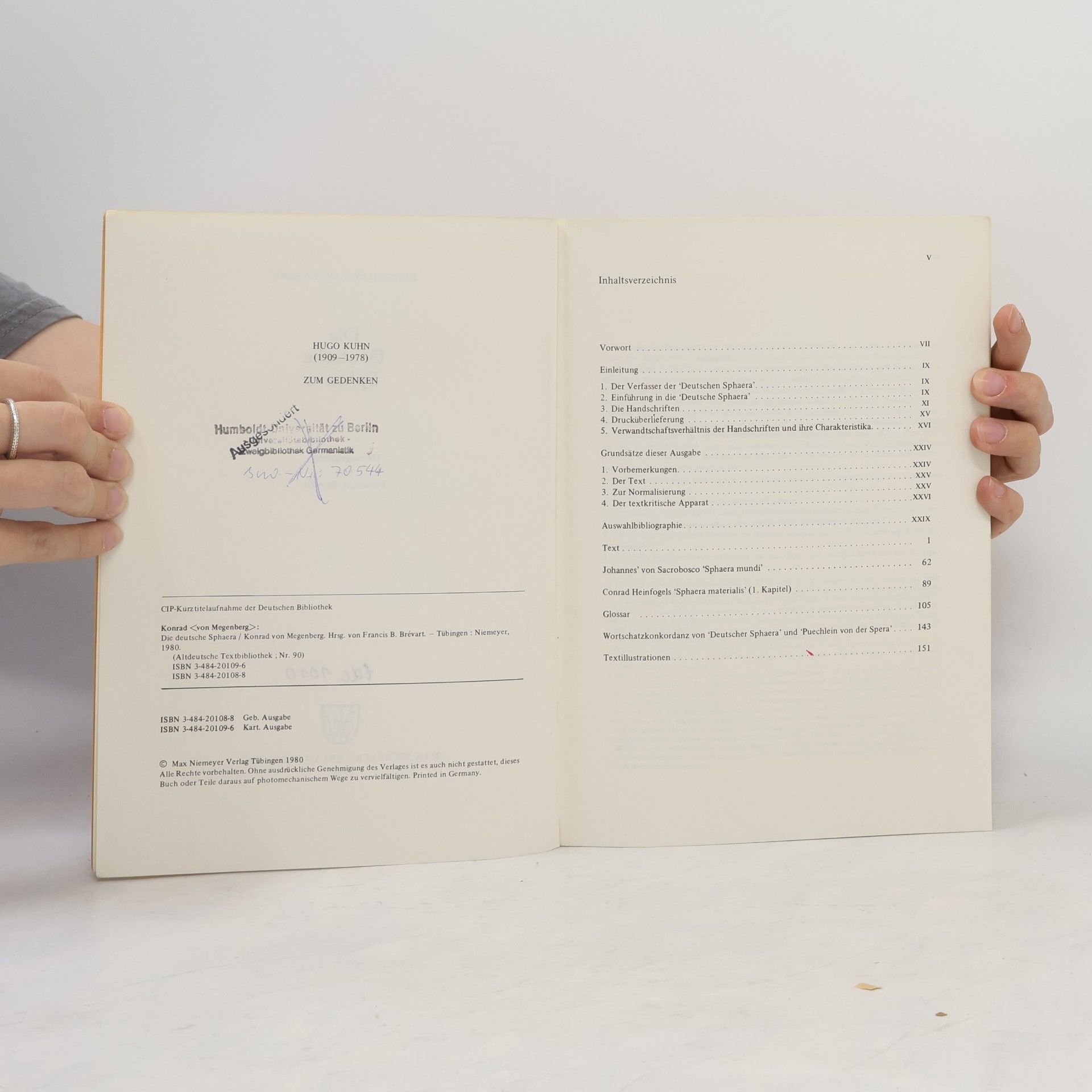 von Megenberg Konrad Altdeutsche Textbibliothek: Die Deutsche Sphaera