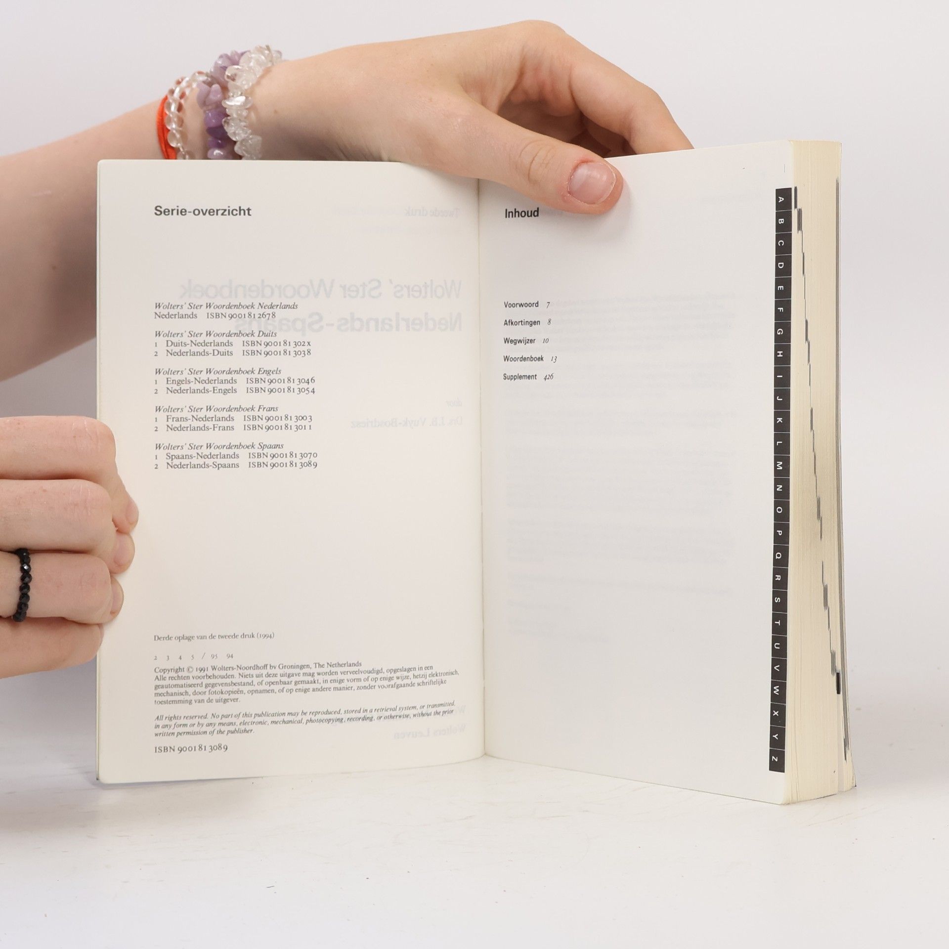 Wolters' ster woordenboek Nederlands-Spaans