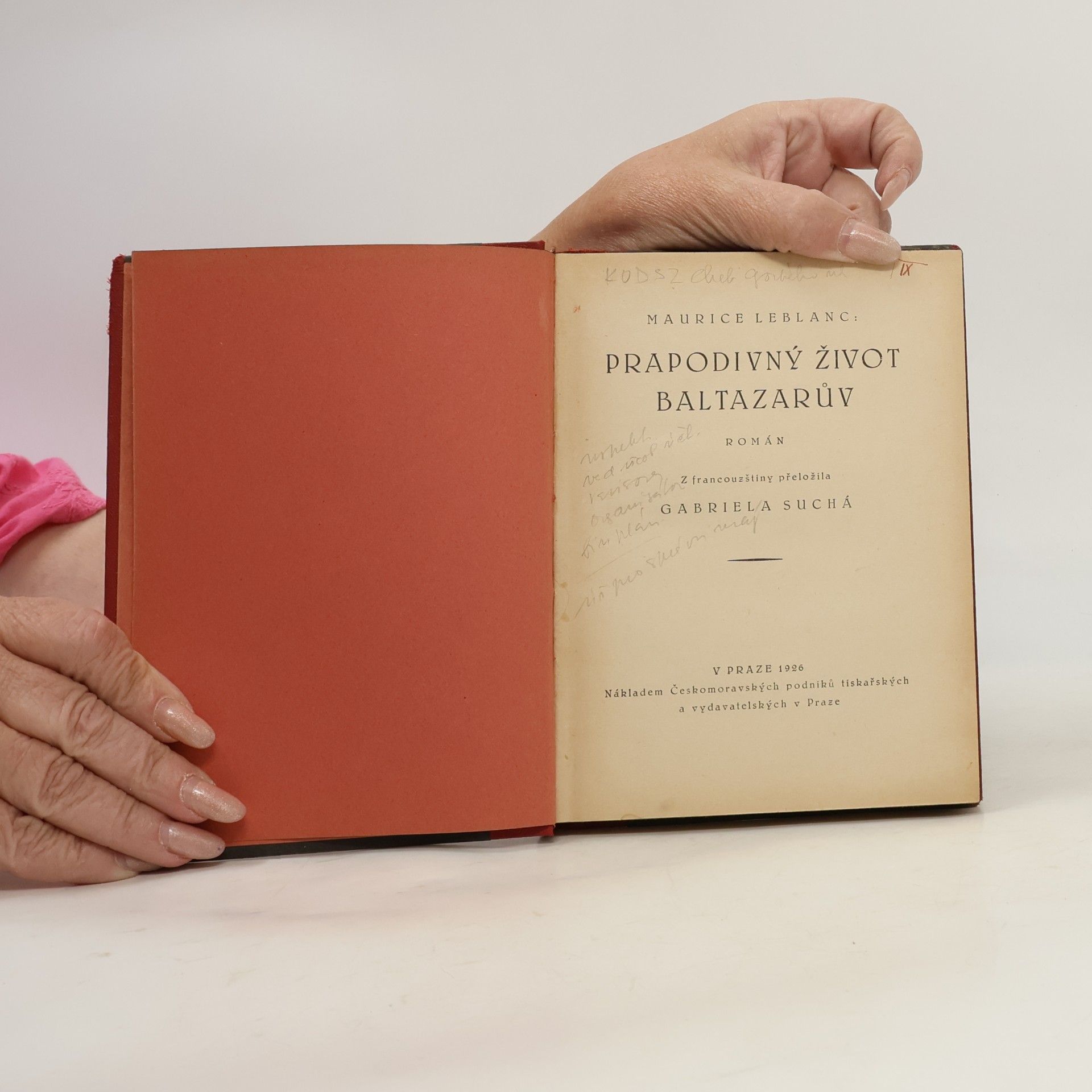 Maurice Leblanc Prapodivný život Baltazarův