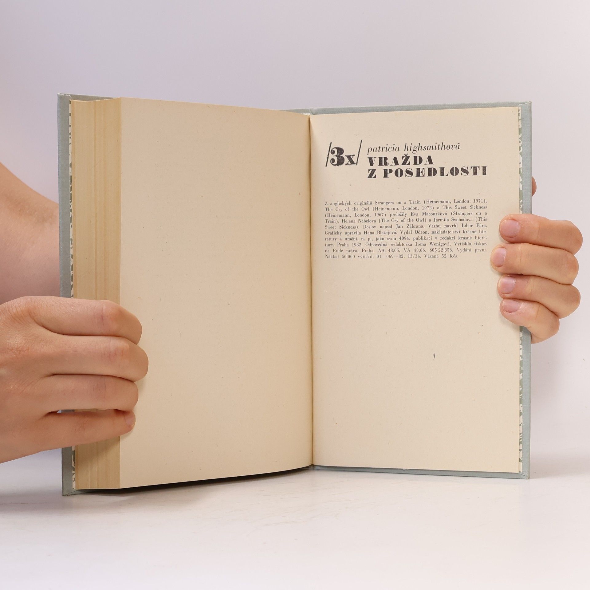 Patricia Highsmith Třikrát vražda z posedlosti