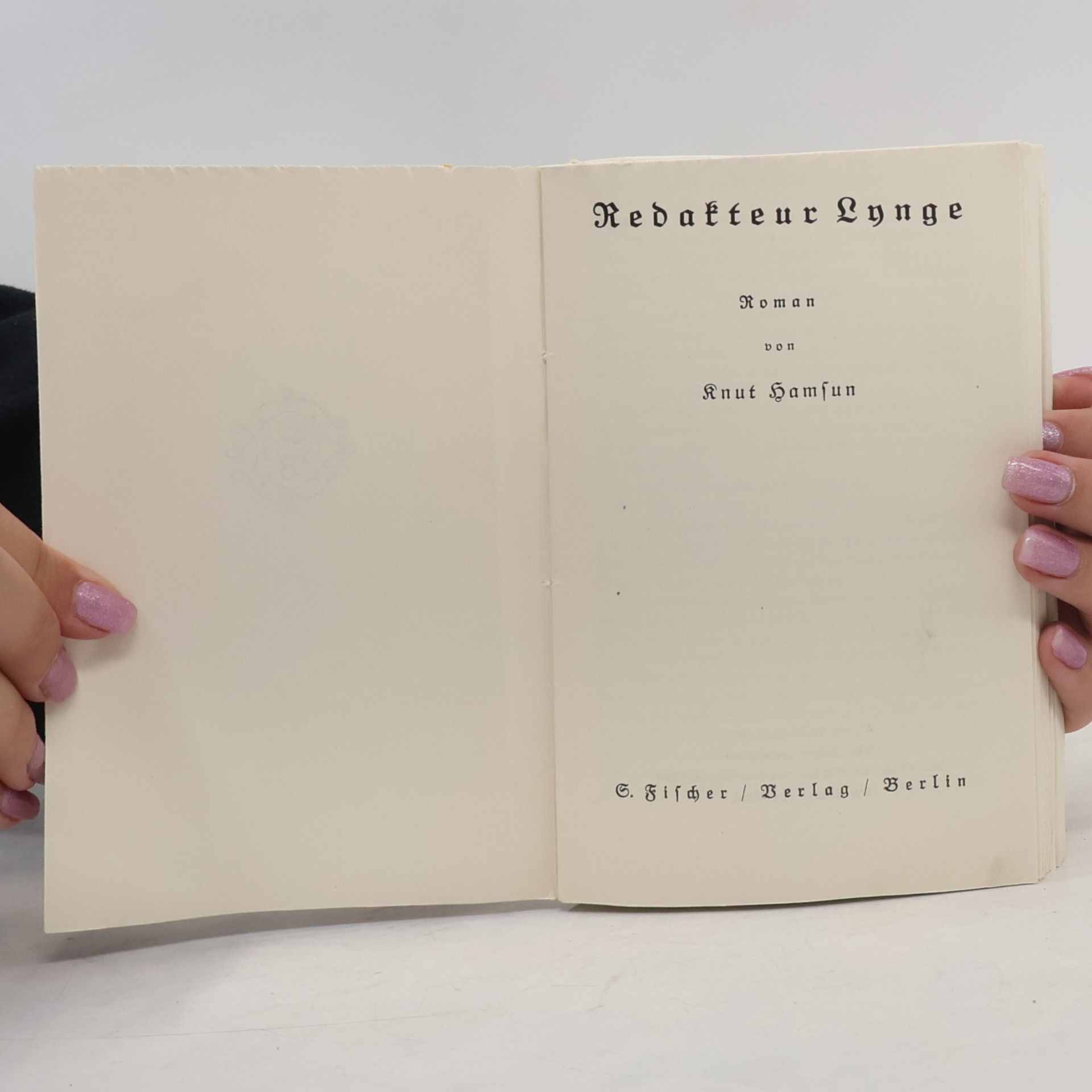 Knut Hamsun Redakteur Lynge