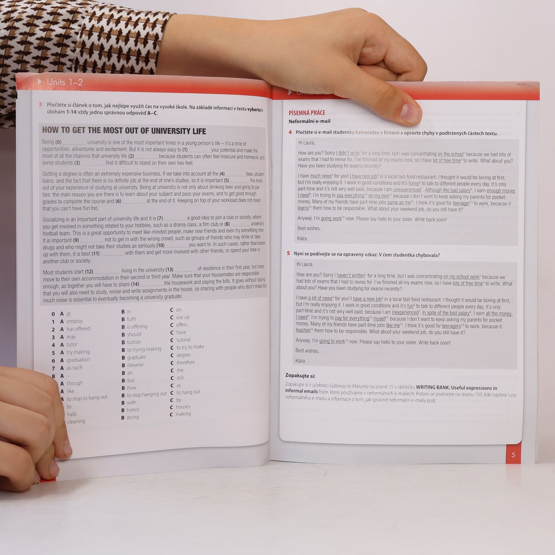 Macmillan Readers Gateway to Maturita B2: Czech Booklet, 2nd Edition