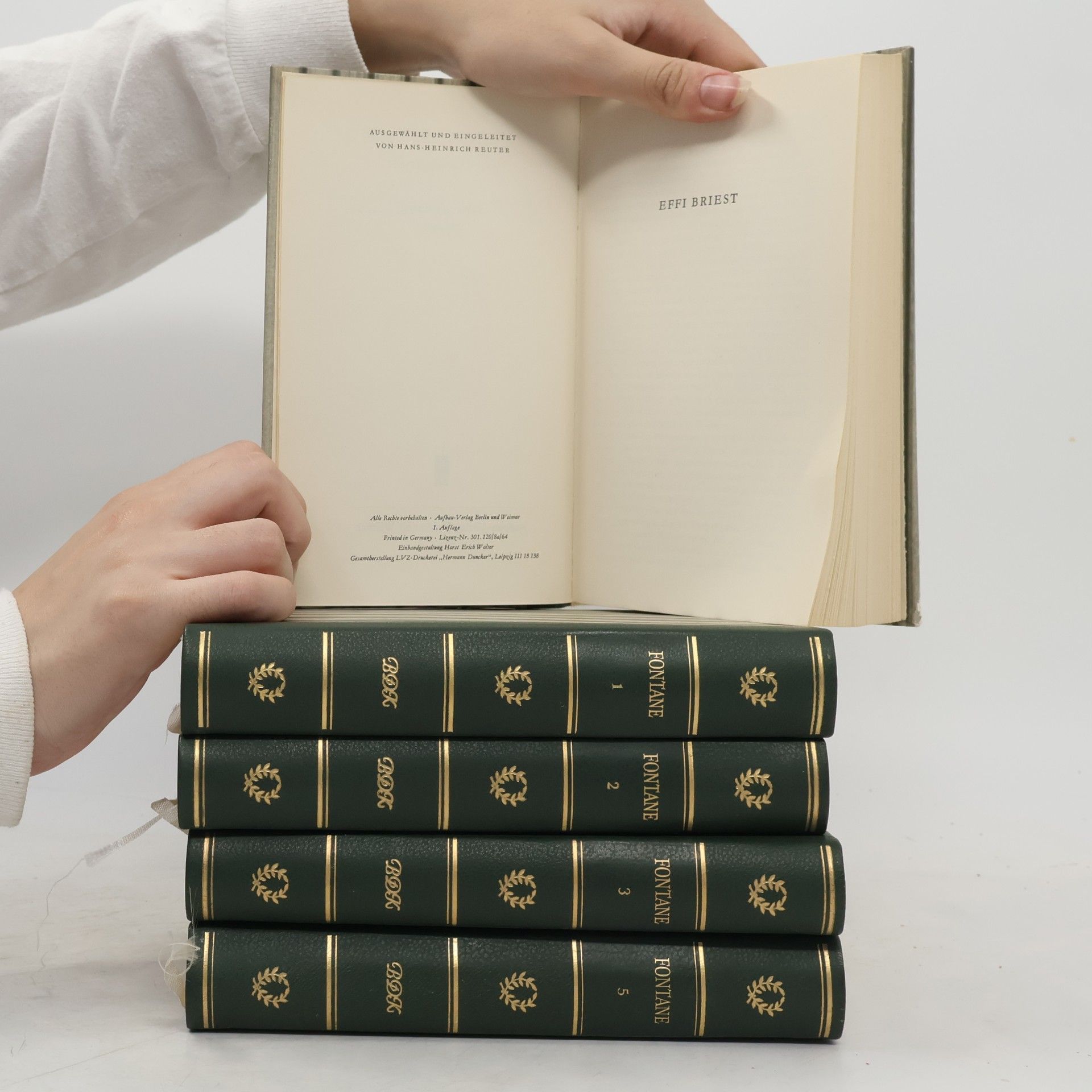 Autorenkollektiv Fontanes Werke in Fünf Bänden 1-5