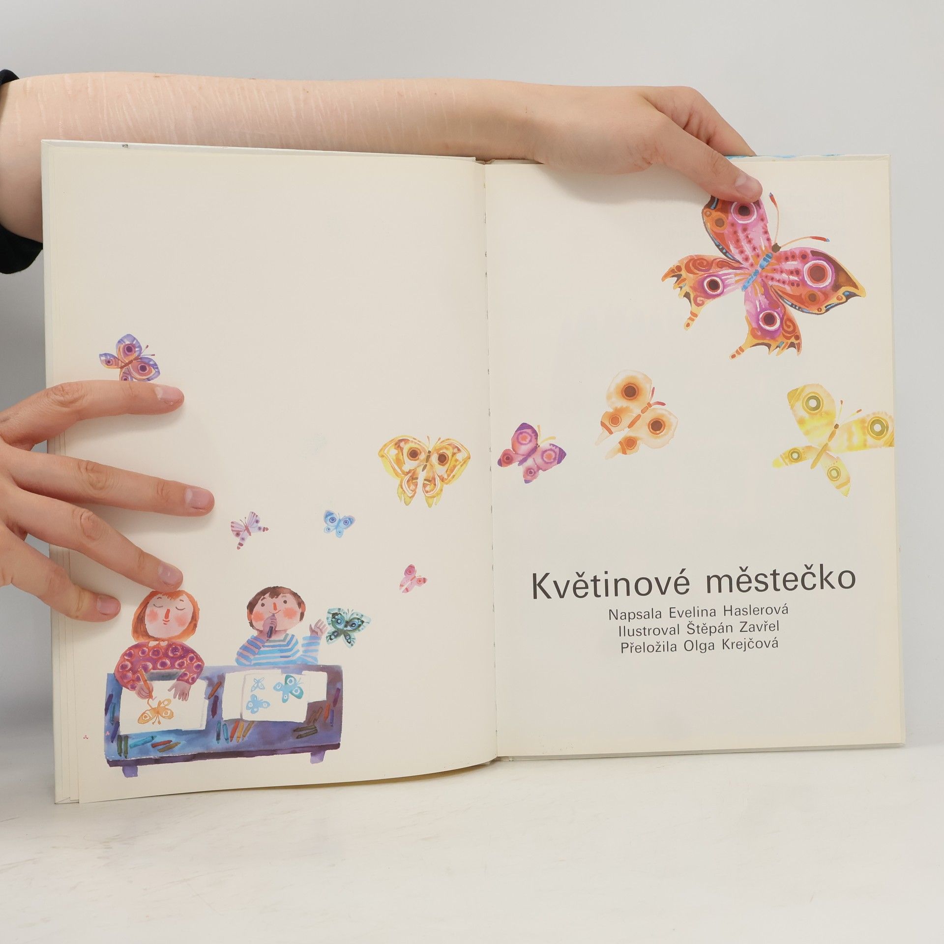 Štěpán Zavřel Květinové městečko