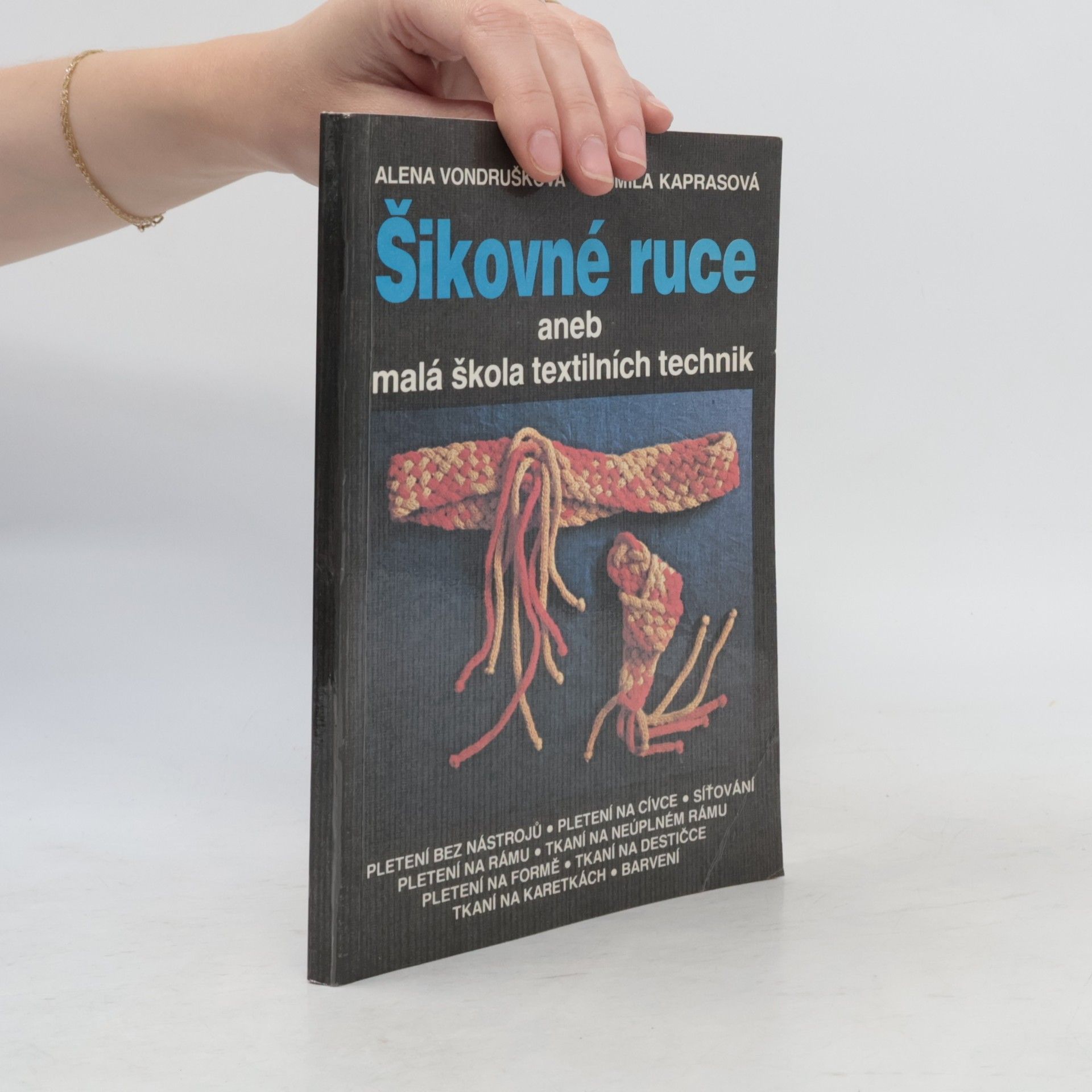 Alena Vondrušková Šikovné ruce aneb Malá škola textilních technik