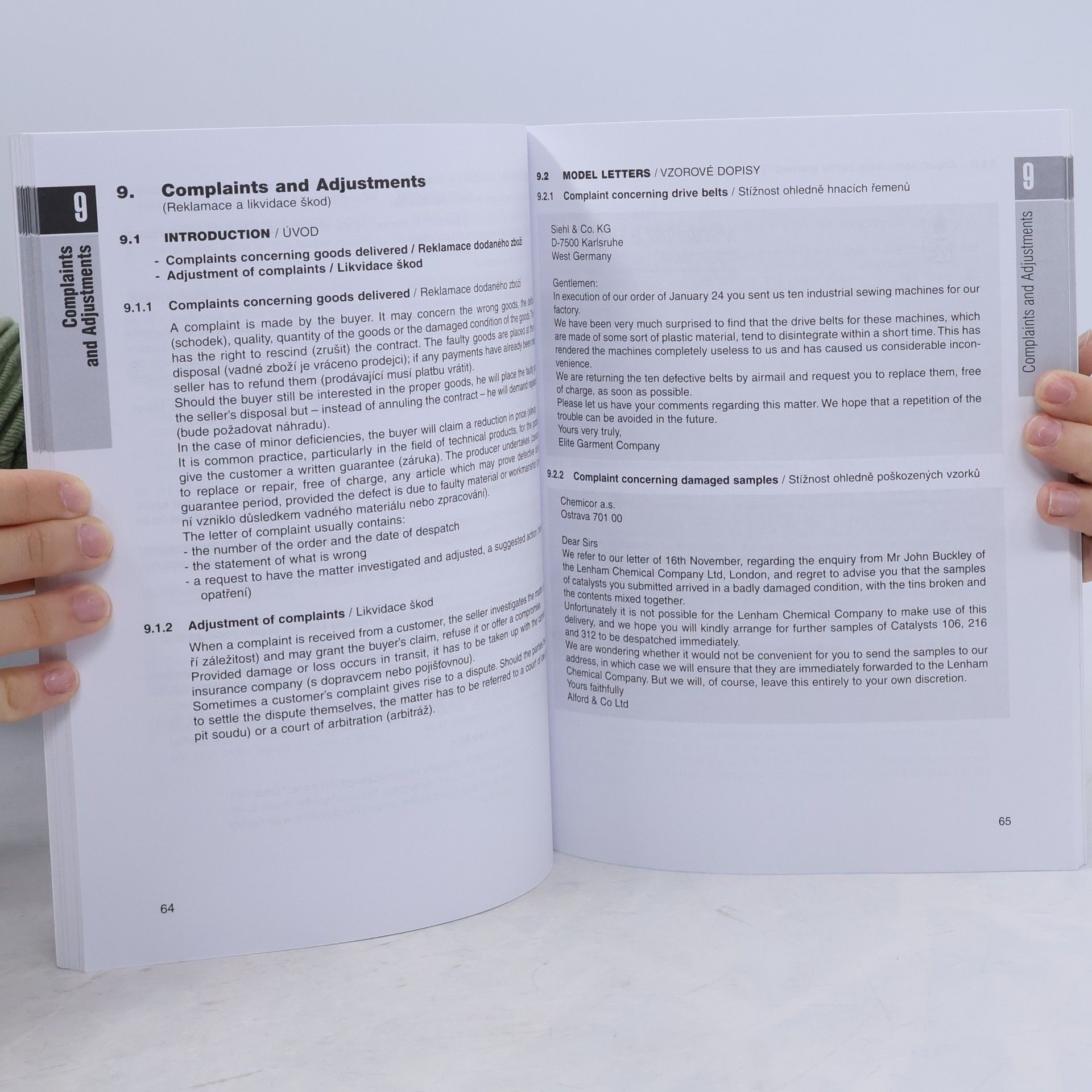 Rudolf Sachs Anglická obchodní korespondence. Commercial correspondence