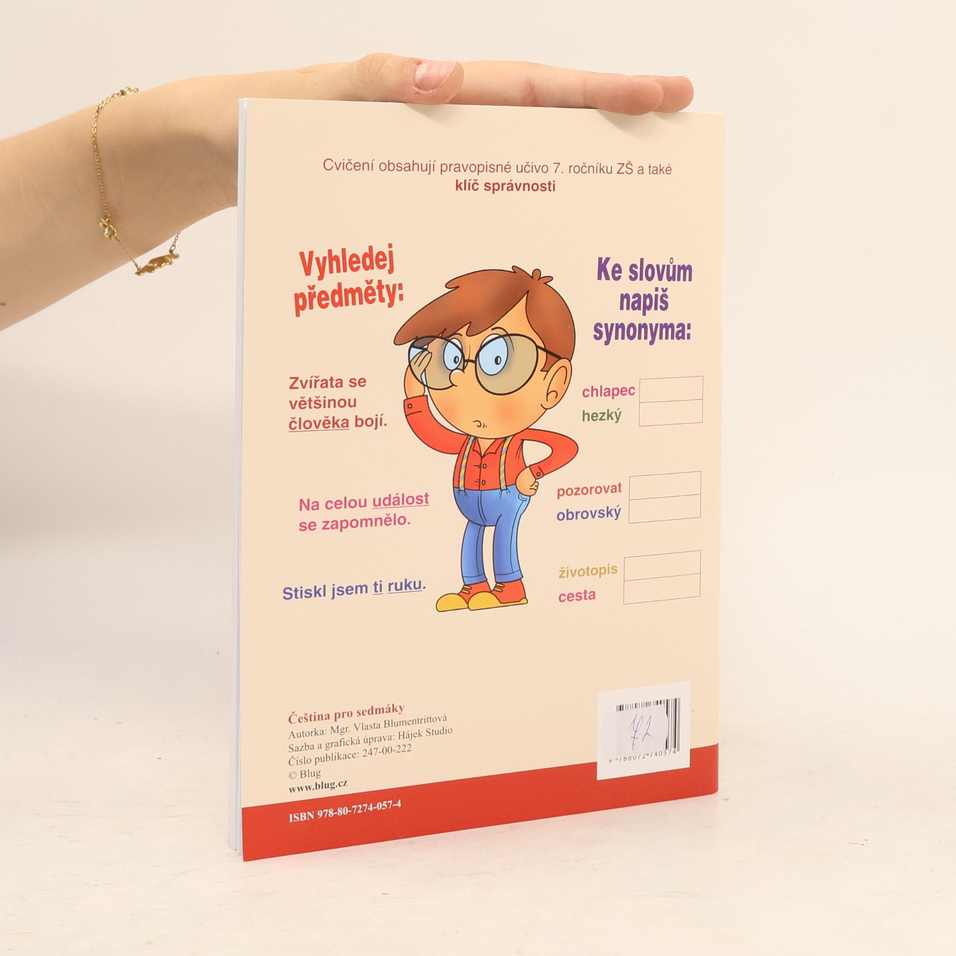 Vlasta Blumentrittová Čeština pro sedmáky 7