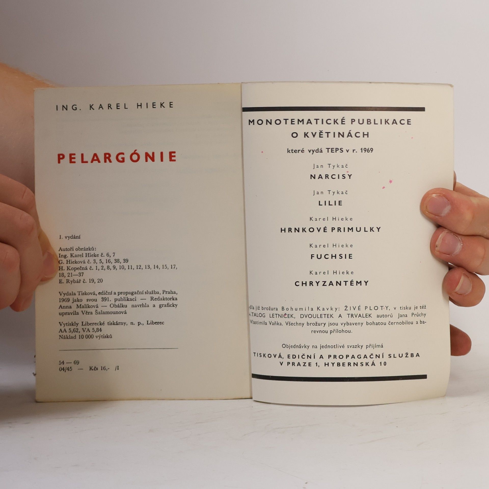Karel Hieke Pelargónie