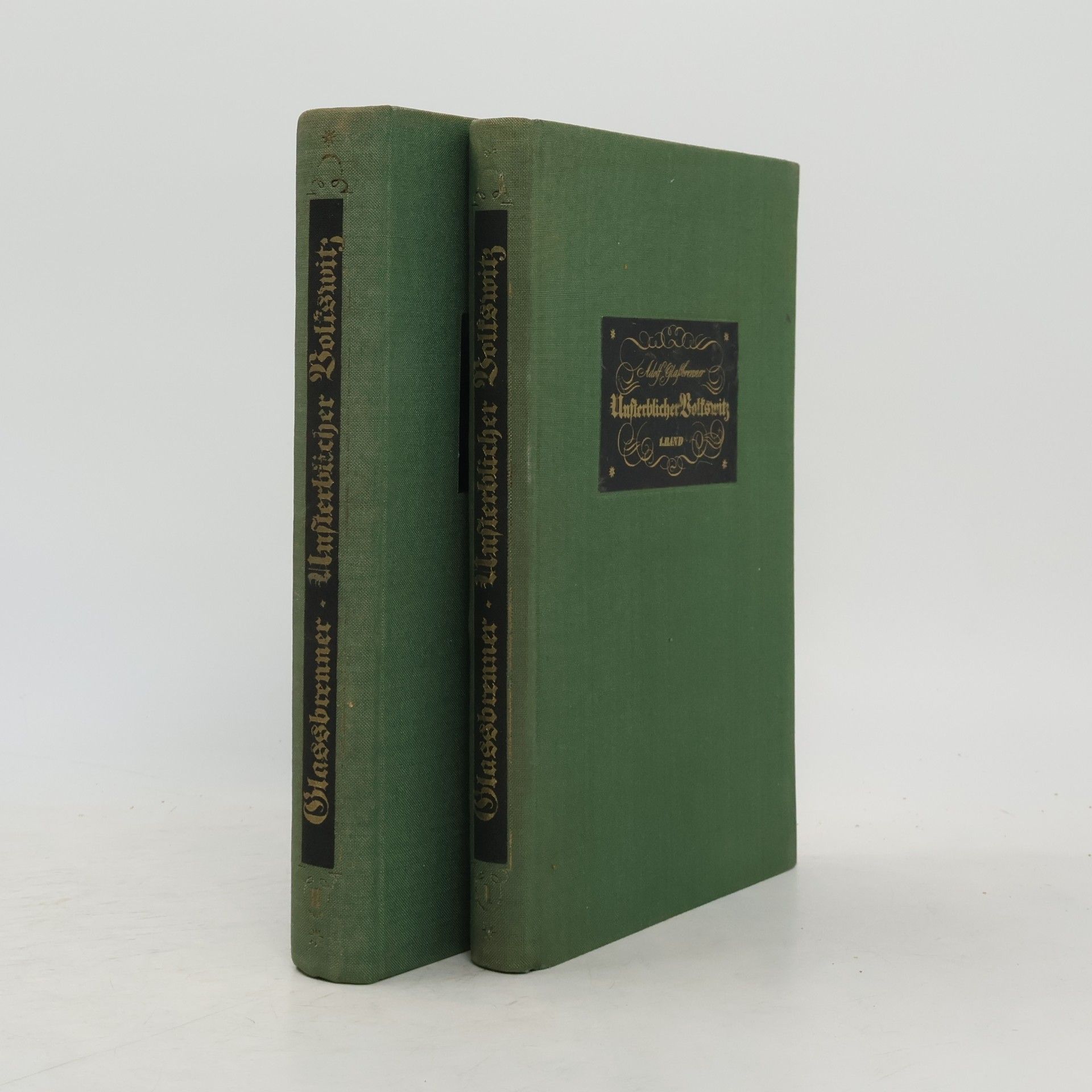 Adolf Glassbrenner Unsterblicher Volkswitz 1-2