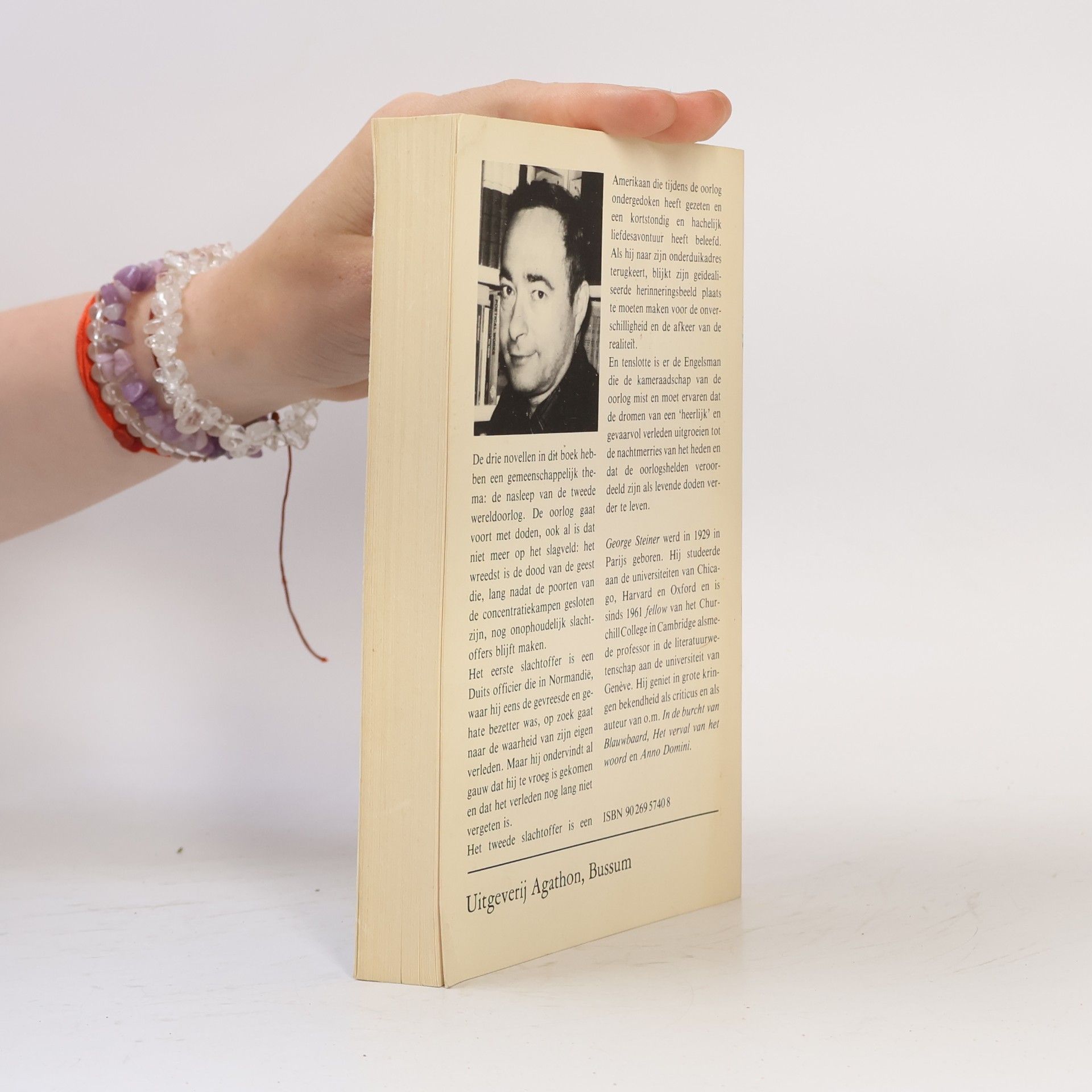 George Steiner Anno Domini, drie novellen
