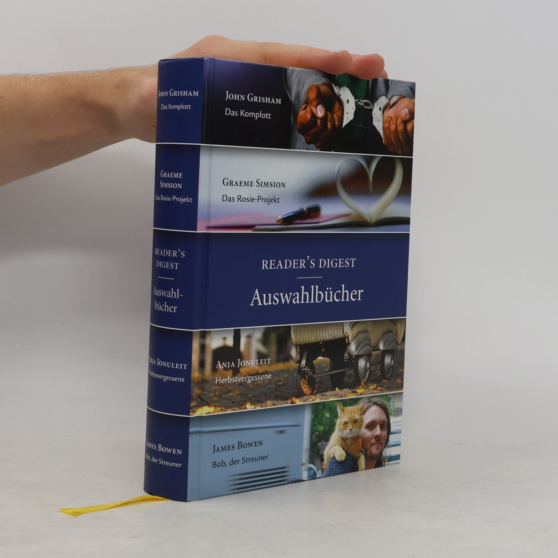 Kolektiv autorů Auswahlbücher: Das Komplott. Das Rosie-Projekt. Herbstvergessene. Bob, der Streuner.