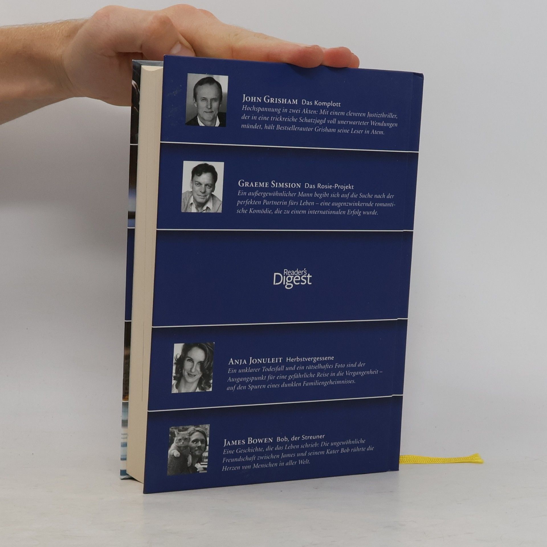 Kolektiv autorů Auswahlbücher: Das Komplott. Das Rosie-Projekt. Herbstvergessene. Bob, der Streuner.