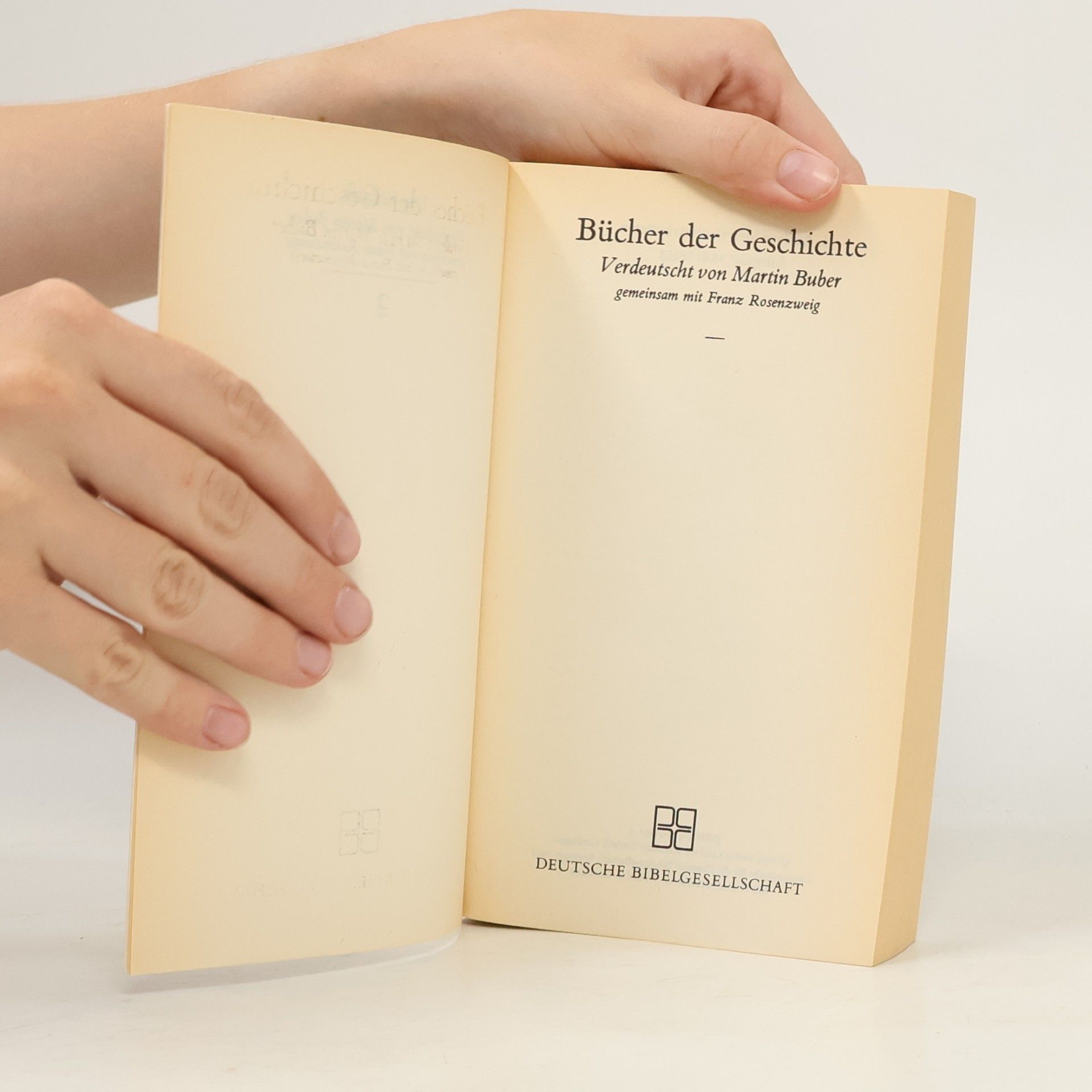 Martin Buber Bücher der Geschichte 2