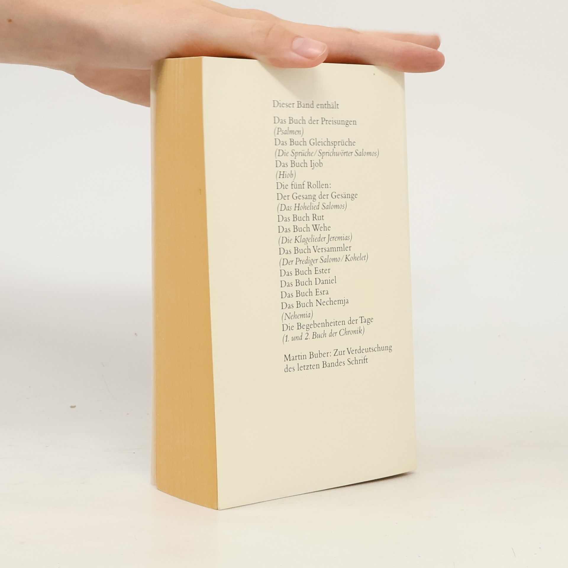 Martin Buber Die Schriftwerke 4