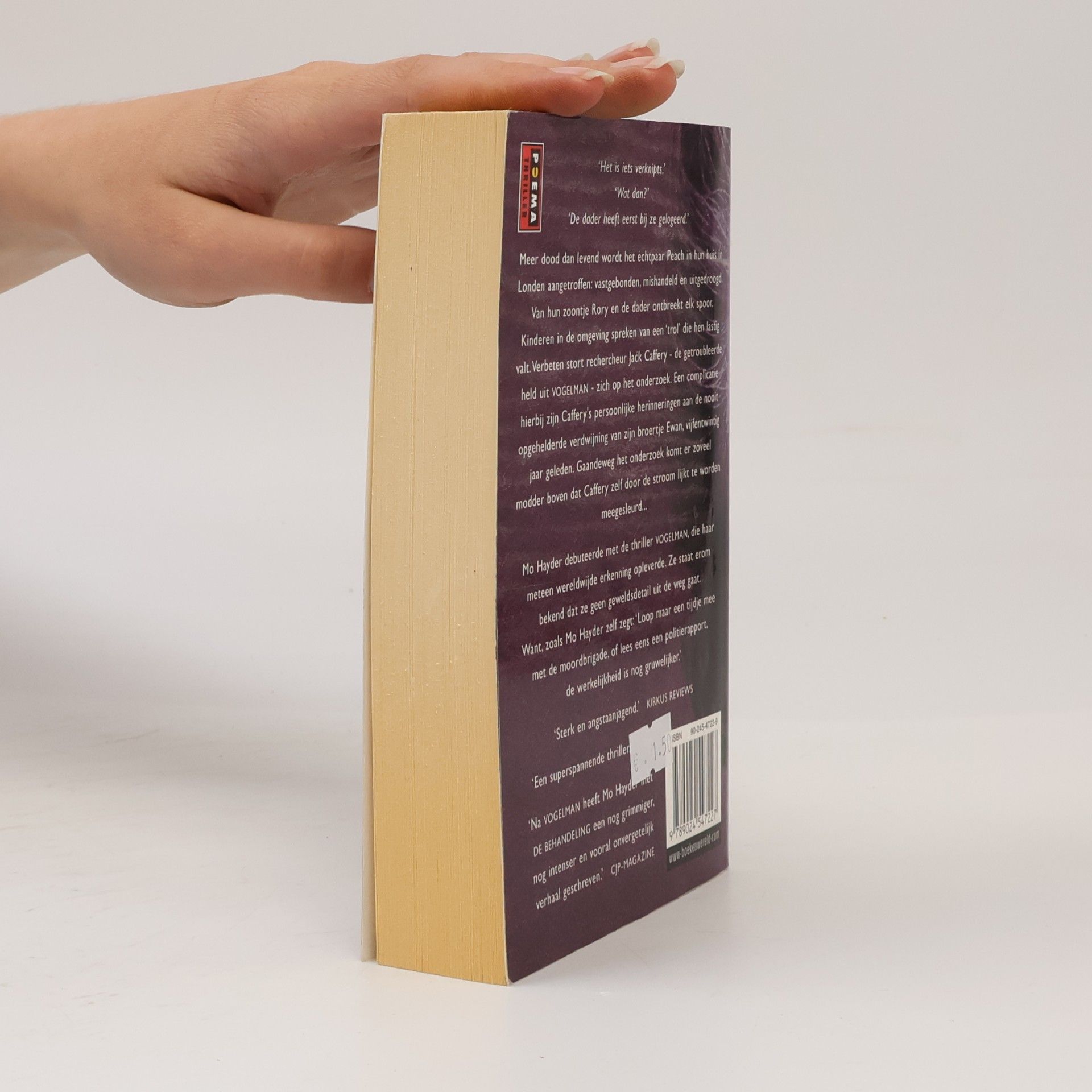Mo Hayder Poema Pocket: De behandeling