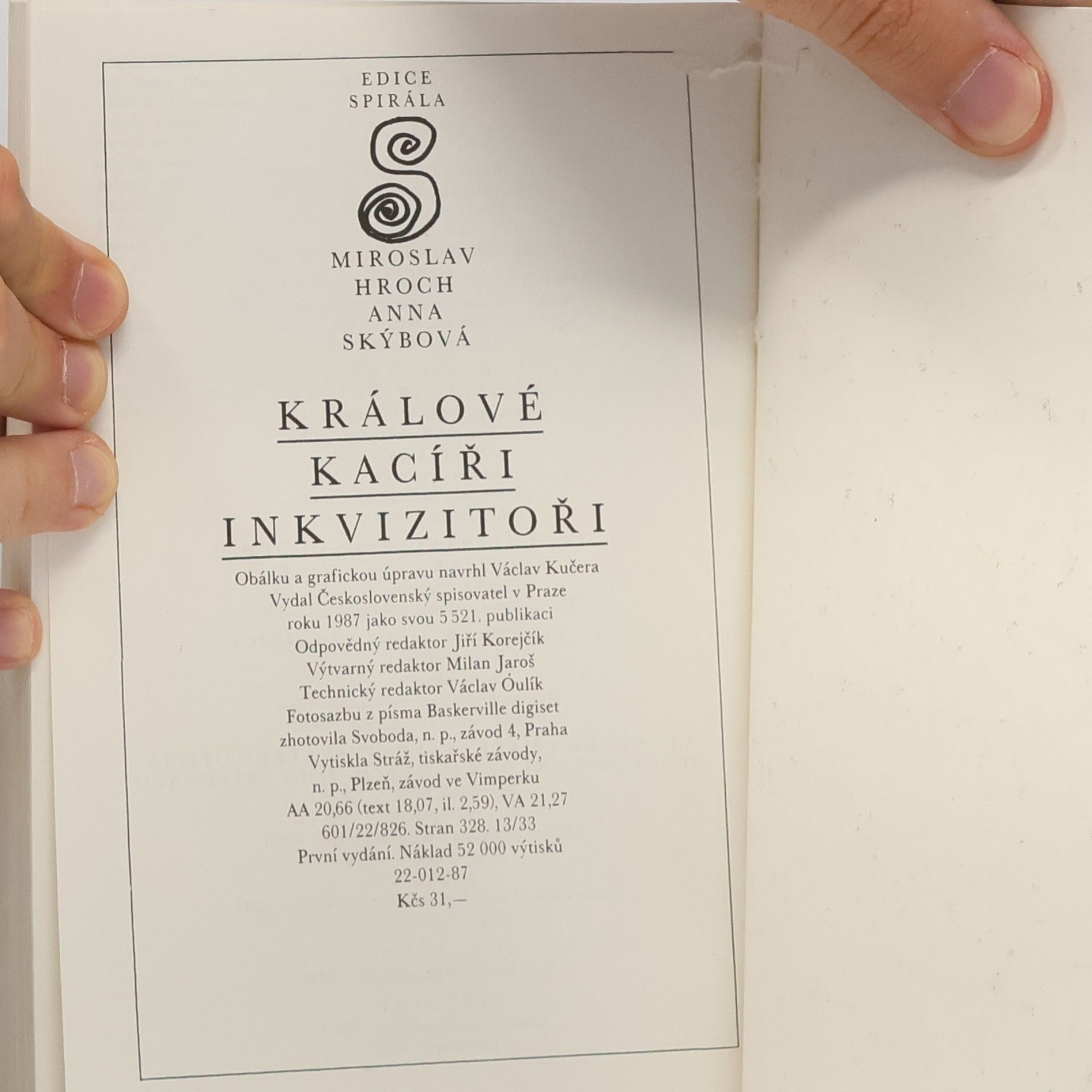Miroslav Hroch Králové. Kacíři. Inkvizitoři