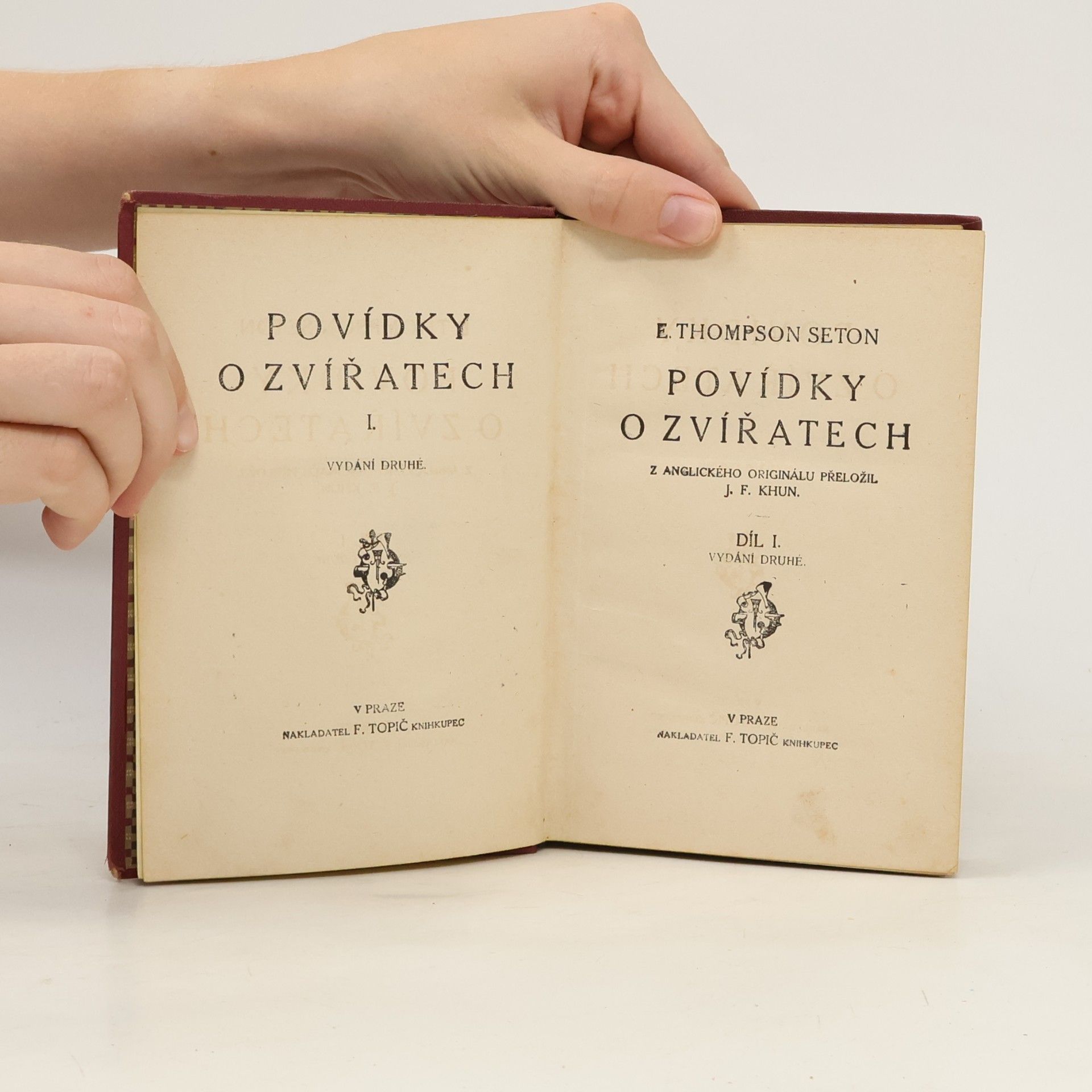 Ernest Thompson Seton Povídky o zvířatech. Díl I.