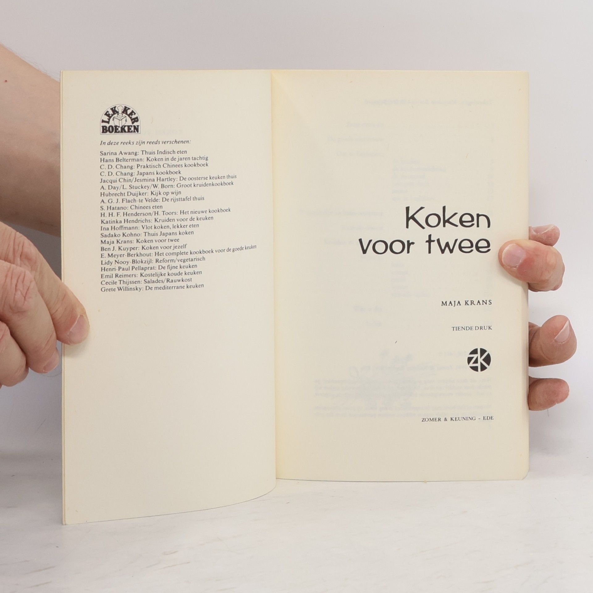 Maja Krans Koken voor twee