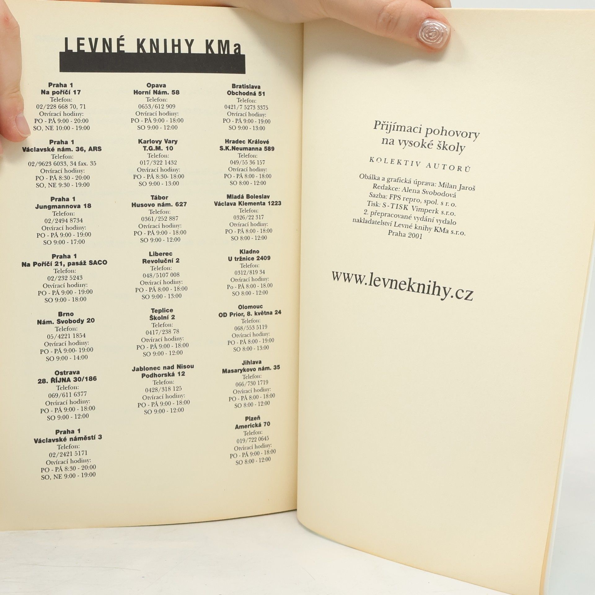 Autores varios Přijímací pohovory na vysoké školy