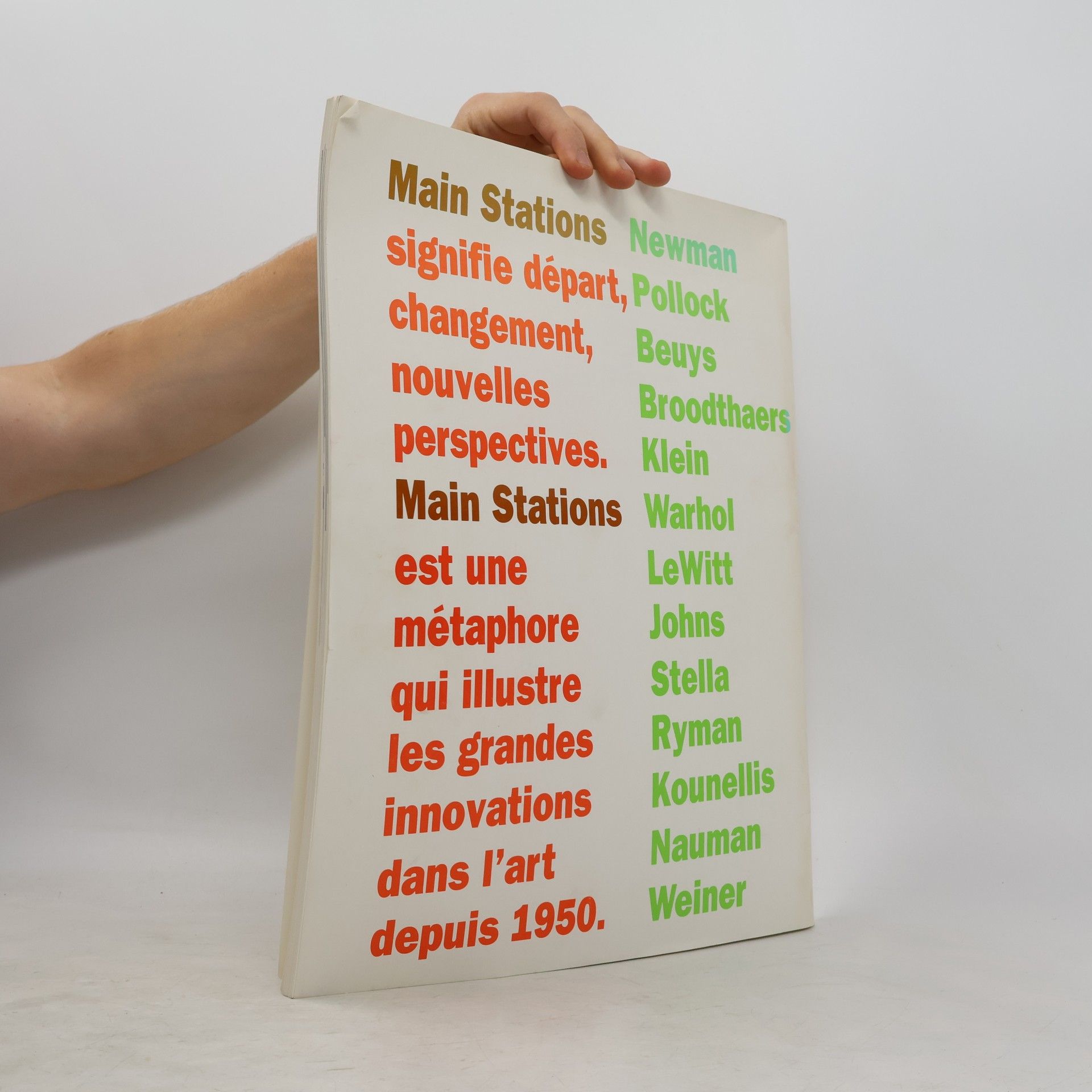 Urs Raussmüller Neue Kunst Bücher: Main Stations