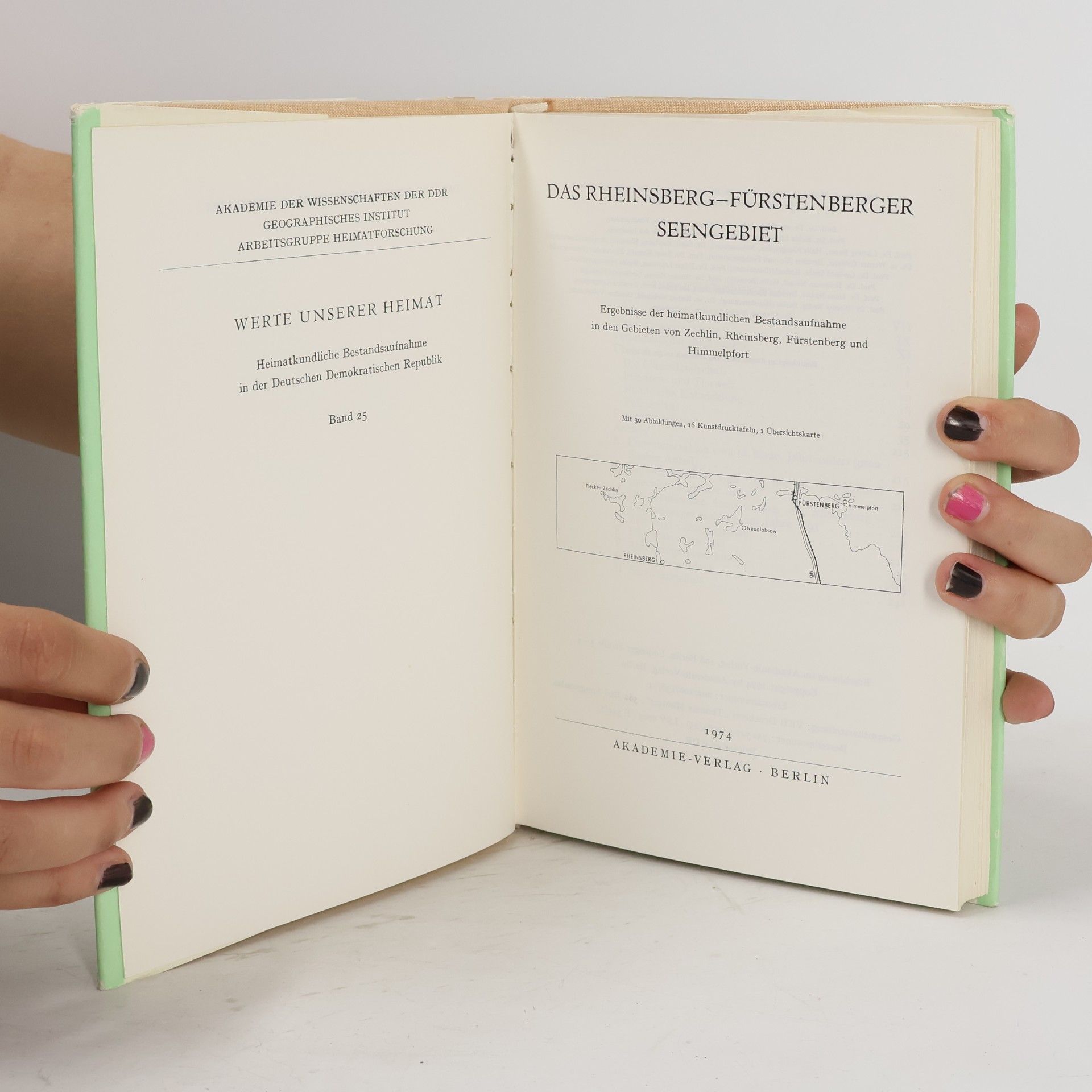 Autores varios Das Rheinsberg-Fürstenberger Seengebiet
