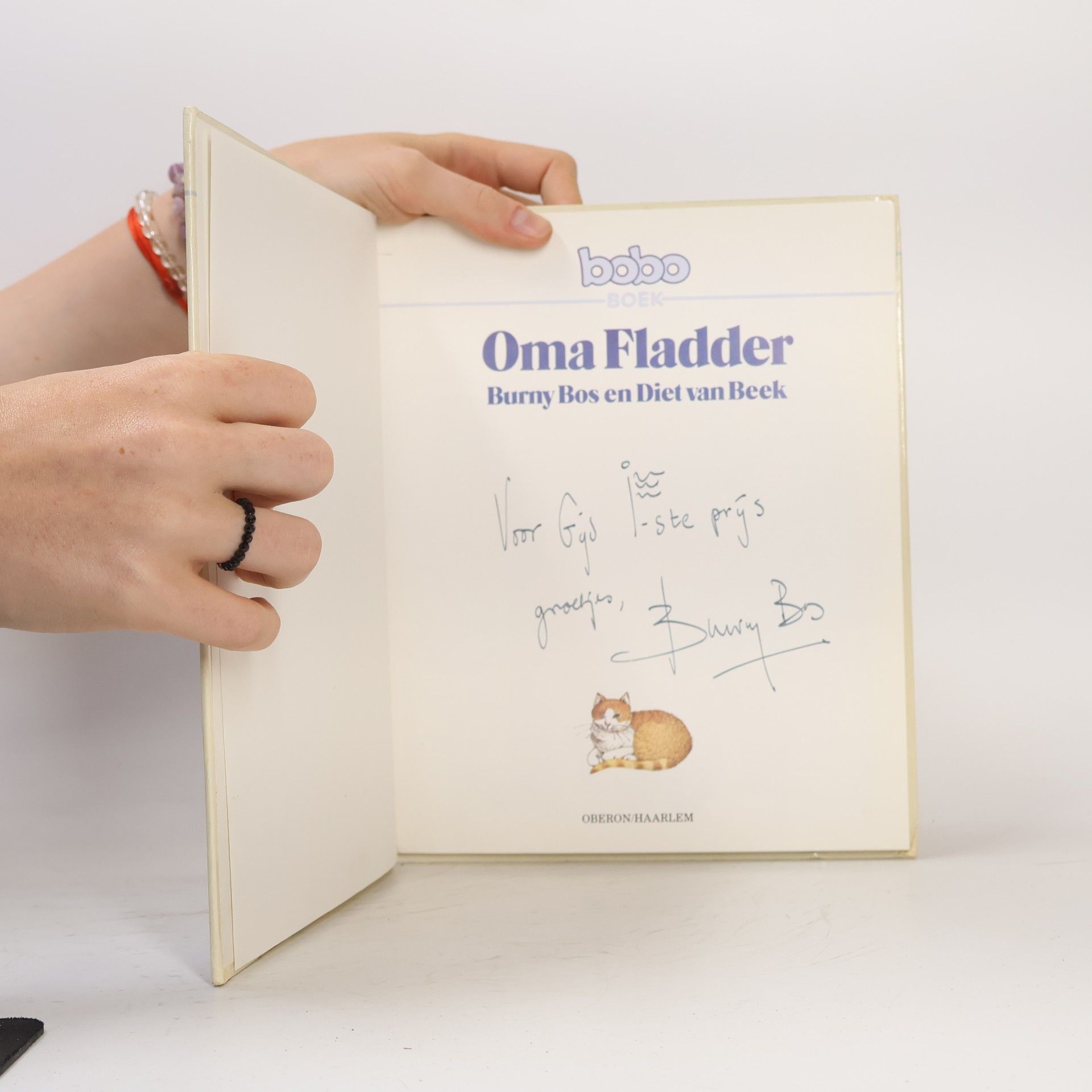 Burny Bos Bobo Boek: Oma Fladder