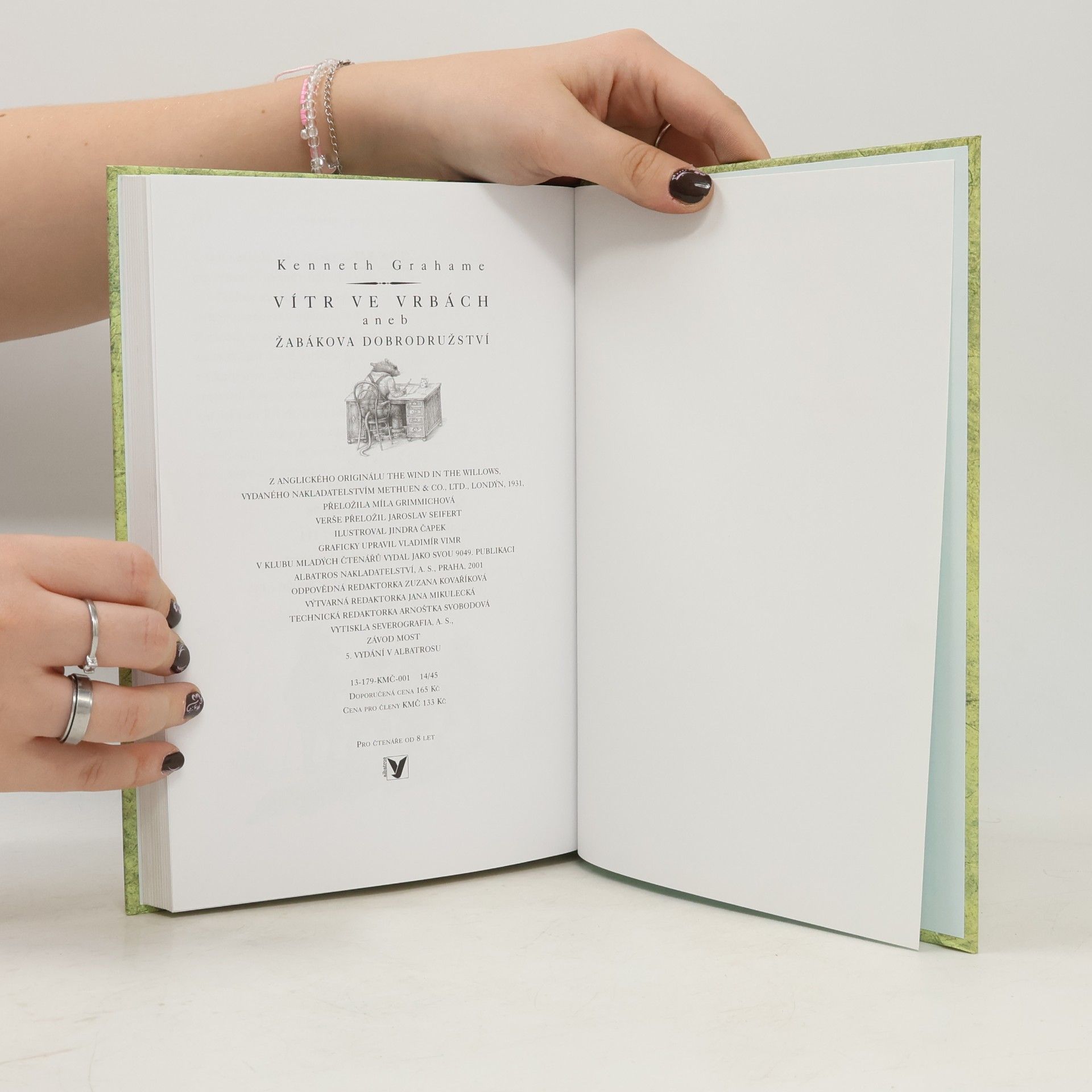 Kenneth Grahame Vítr ve vrbách aneb Žabákova dobrodružství