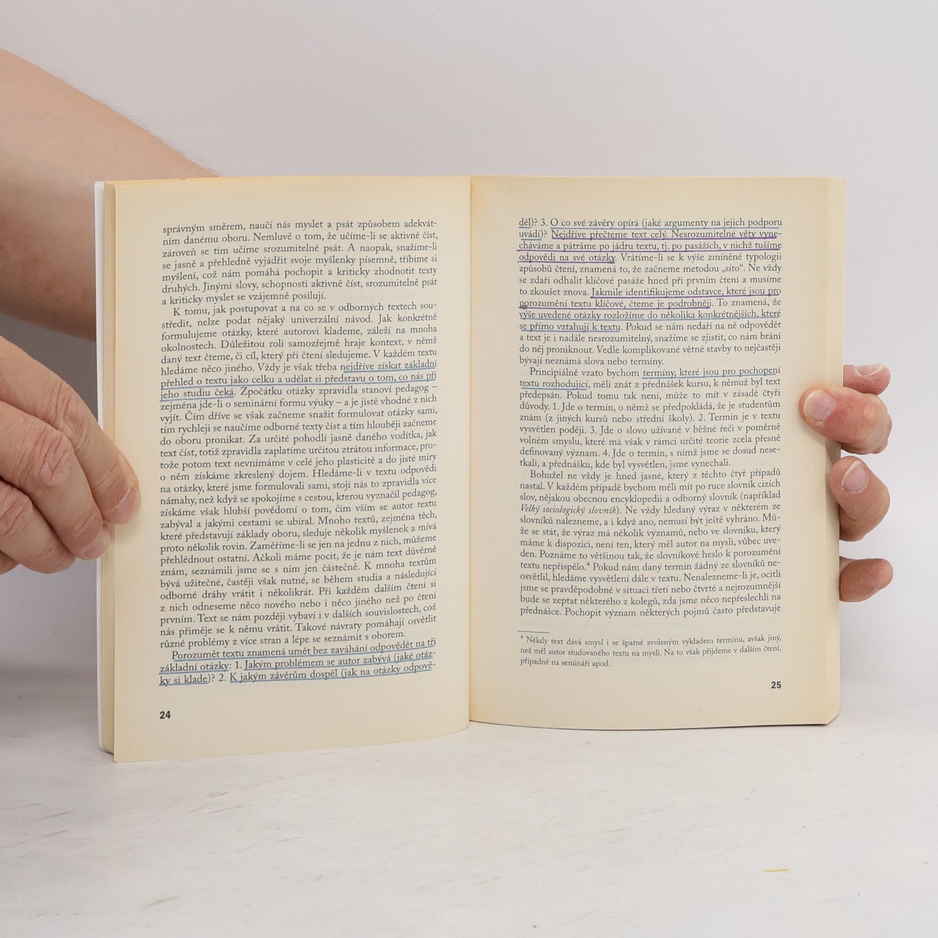 Jadwiga Šanderová Jak číst a psát odborný text ve společenských vědách. Několik zásad pro začátečníky