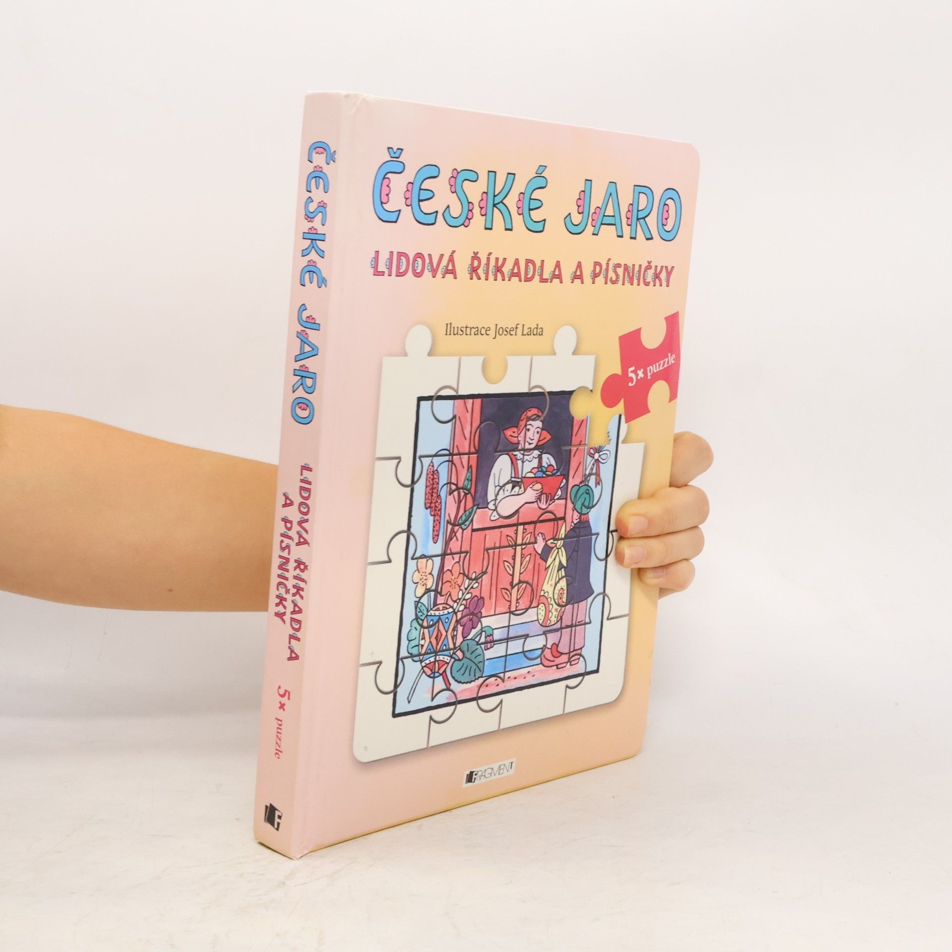 Josef Lada Lidová říkadla a písničky s puzzle - České jaro
