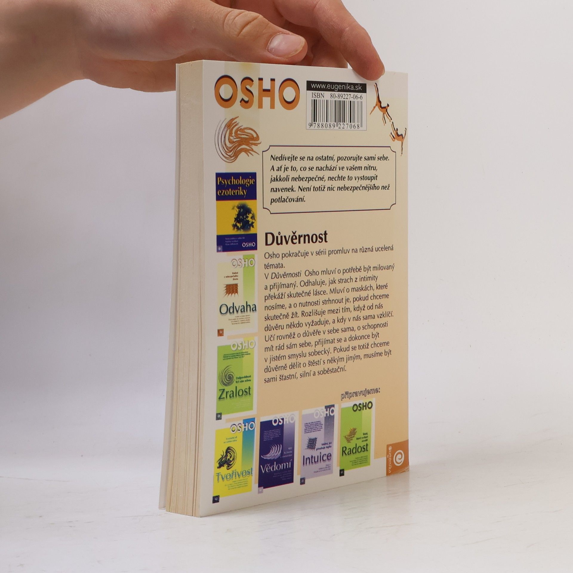 Osho Důvěrnost. Jak důvěřovat sobě a druhým lidem.