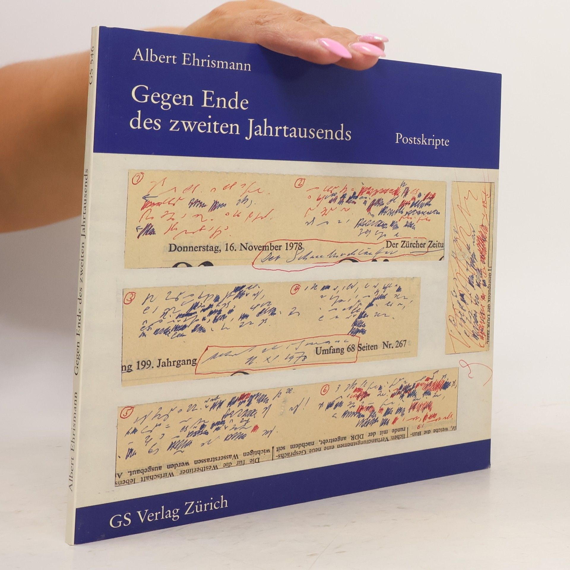 Albert Ehrismann Gegen Ende des zweiten Jahrtausends
