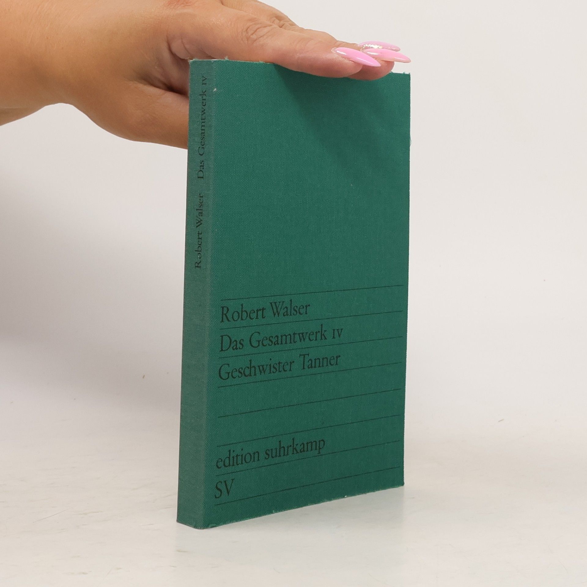 Robert Walser Das Gesamtwerk IV.