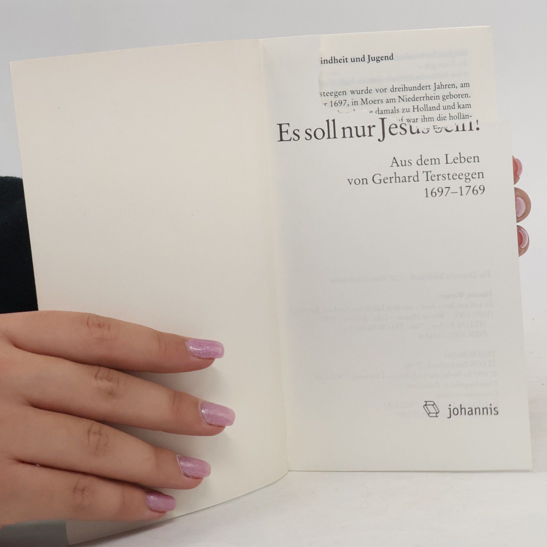 Werner Hauser Es soll nur Jesus sein!: Aus dem Leben von Gerhard Tersteegen (1697-1769)
