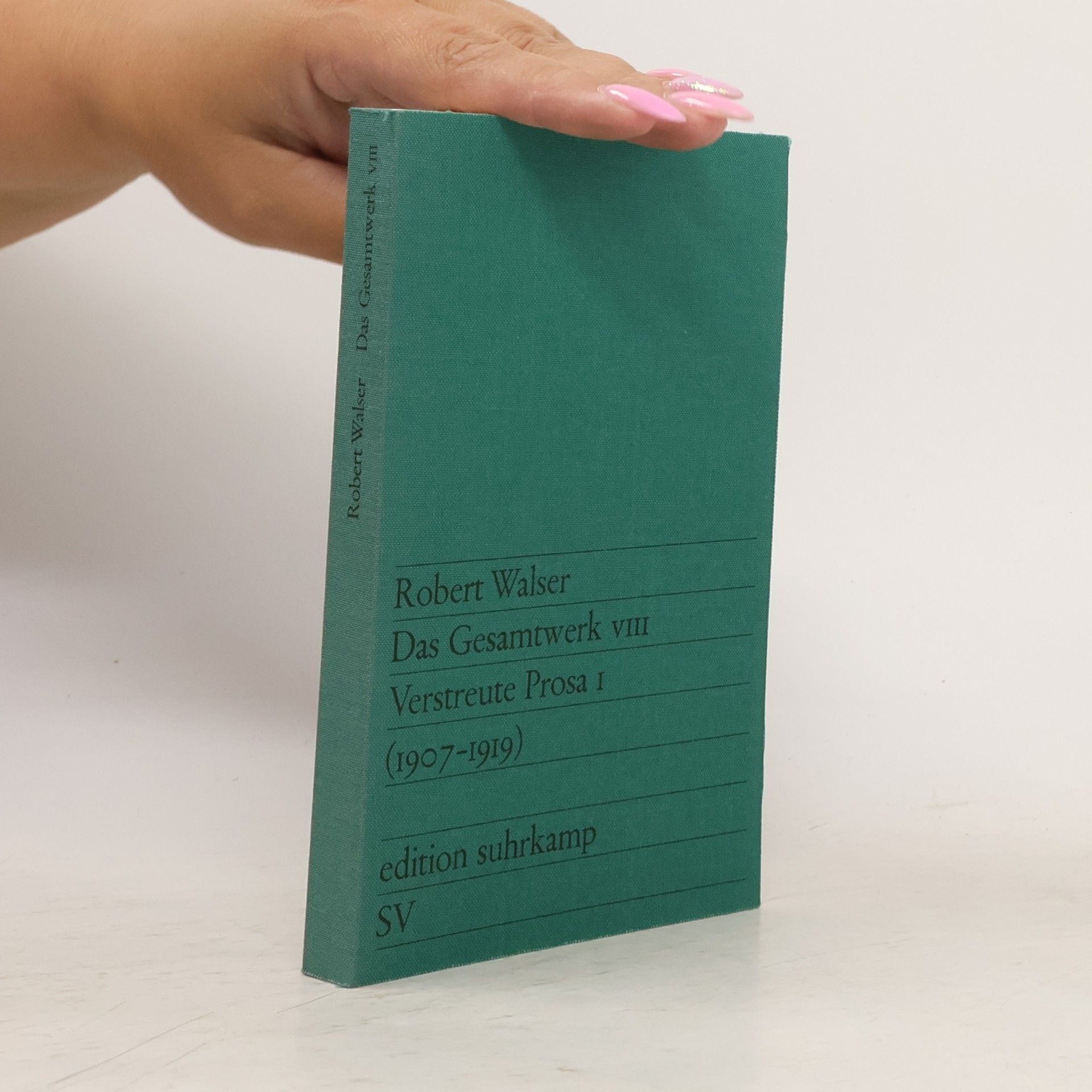 Robert Walser Das Gesamtwerk VIII.