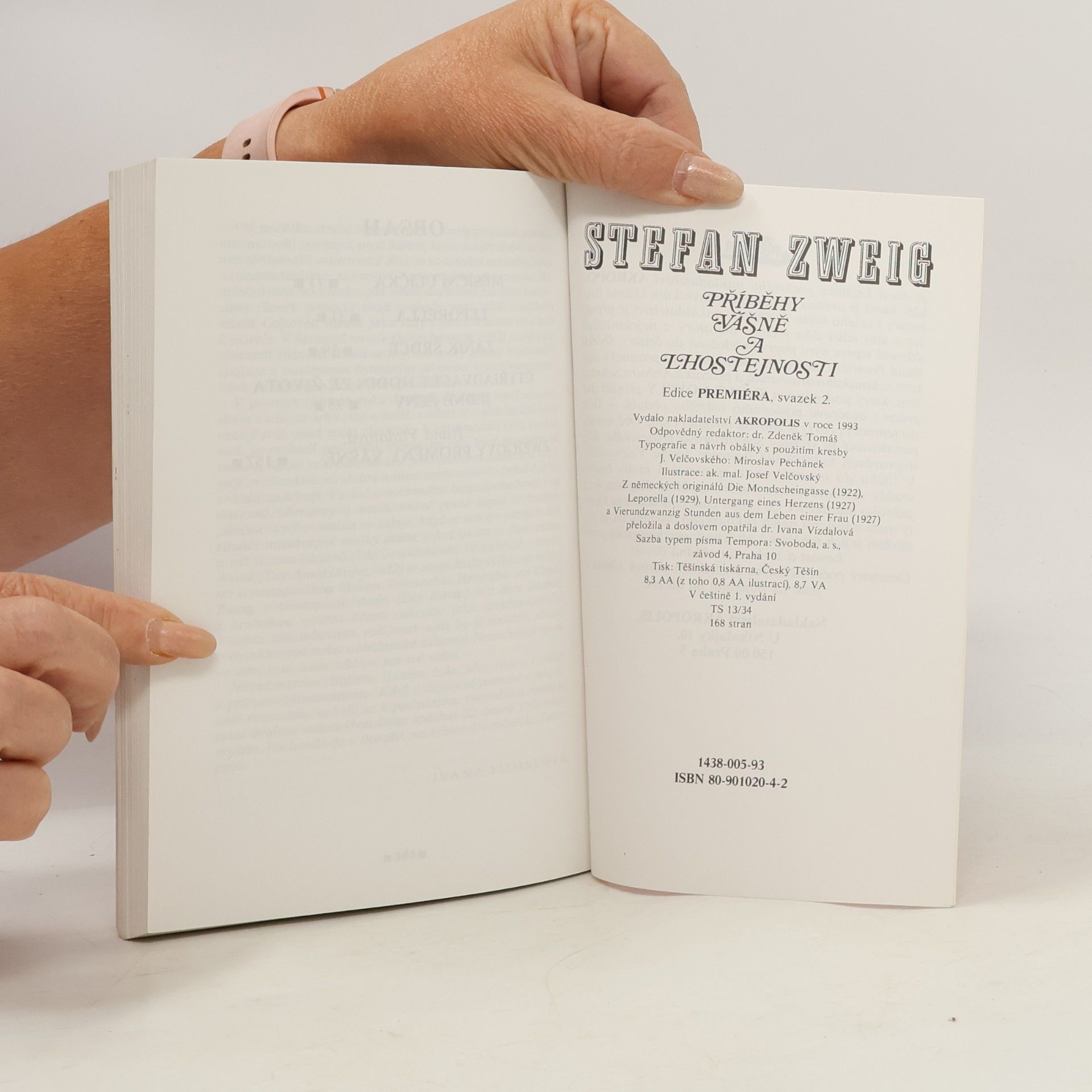 Stefan Zweig Příběhy vášně a lhostejnosti