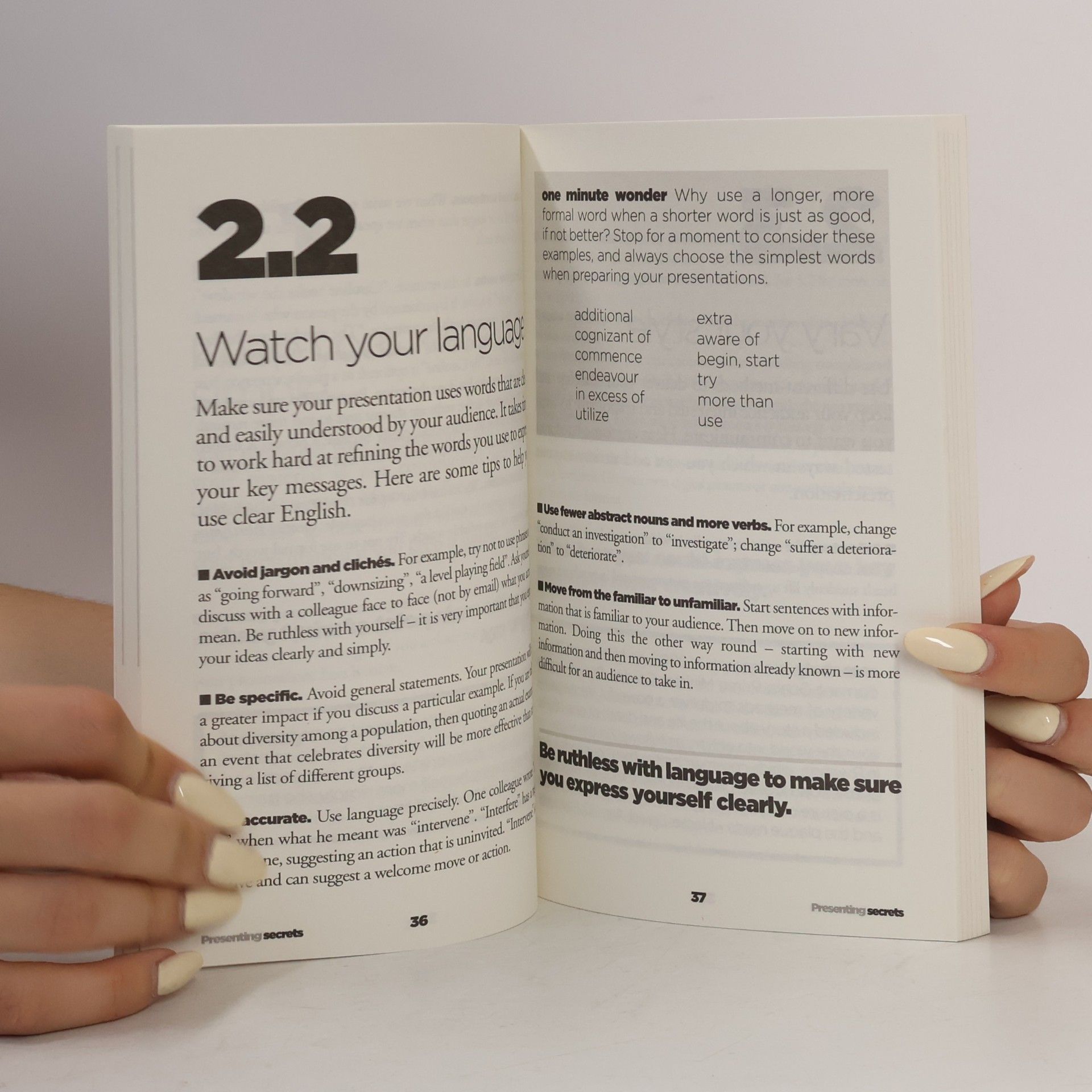 Martin Manser Collins Business Secrets: Presenting