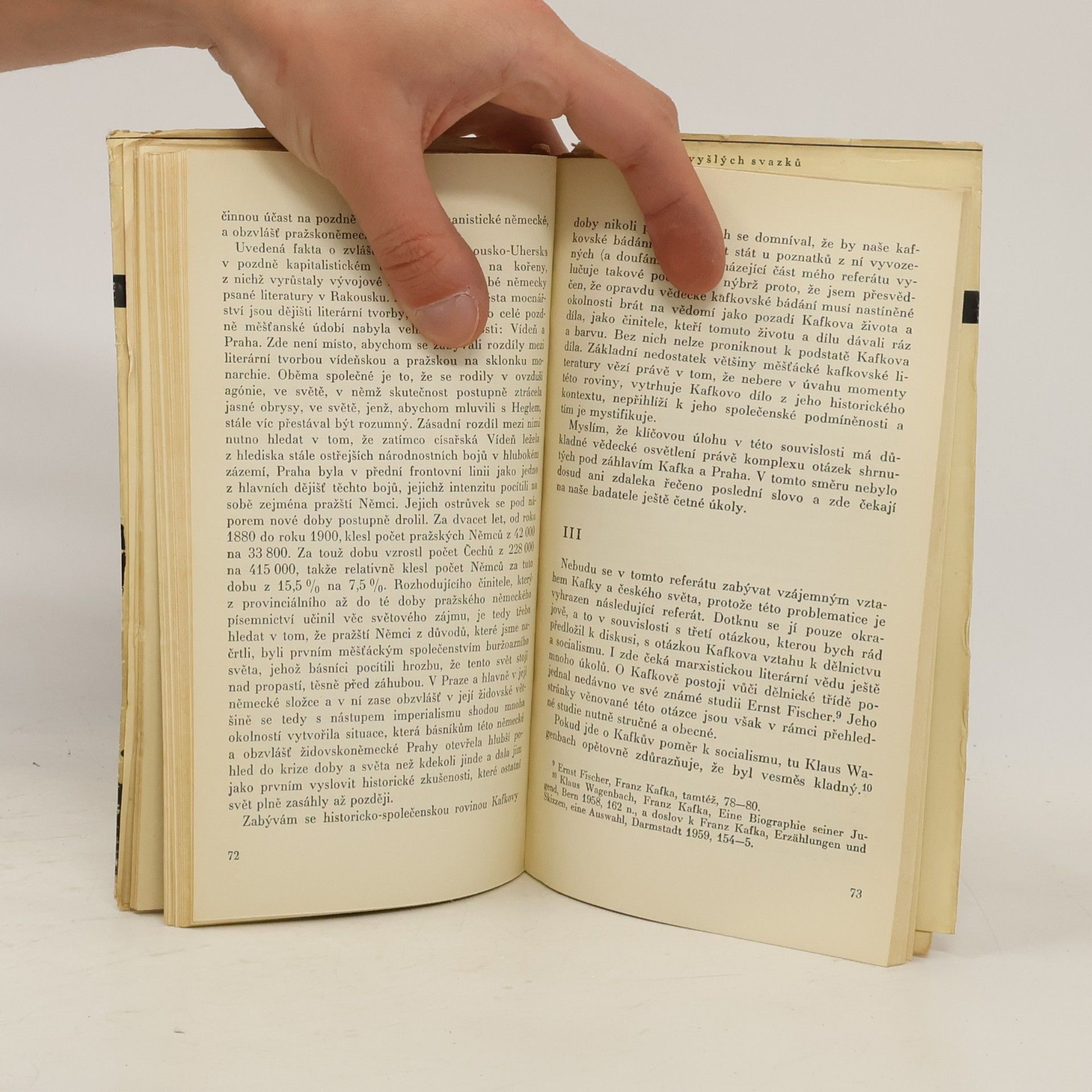 Eduard Goldstücker Na téma Franz Kafka