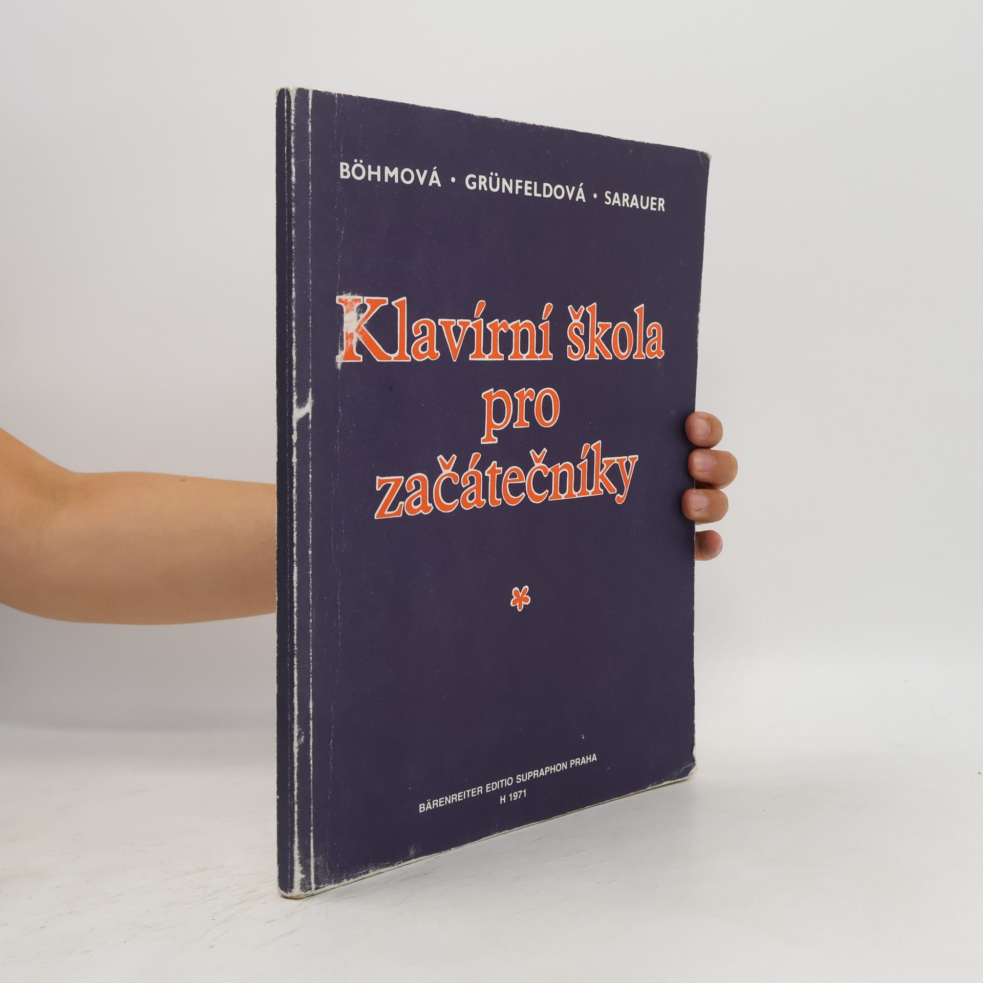 Zdeňka Bohmová Klavírní škola pro začátečníky