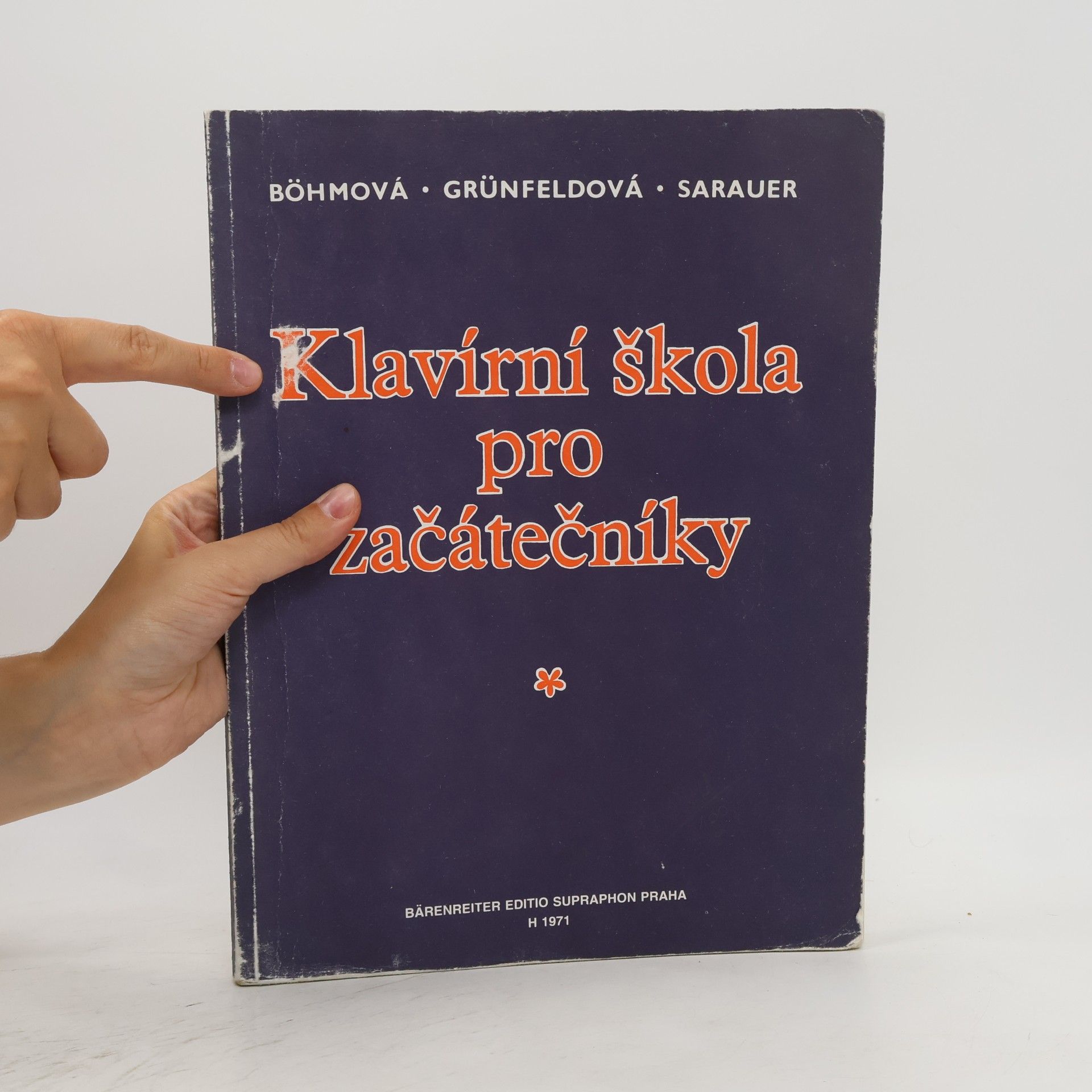 Zdeňka Bohmová Klavírní škola pro začátečníky