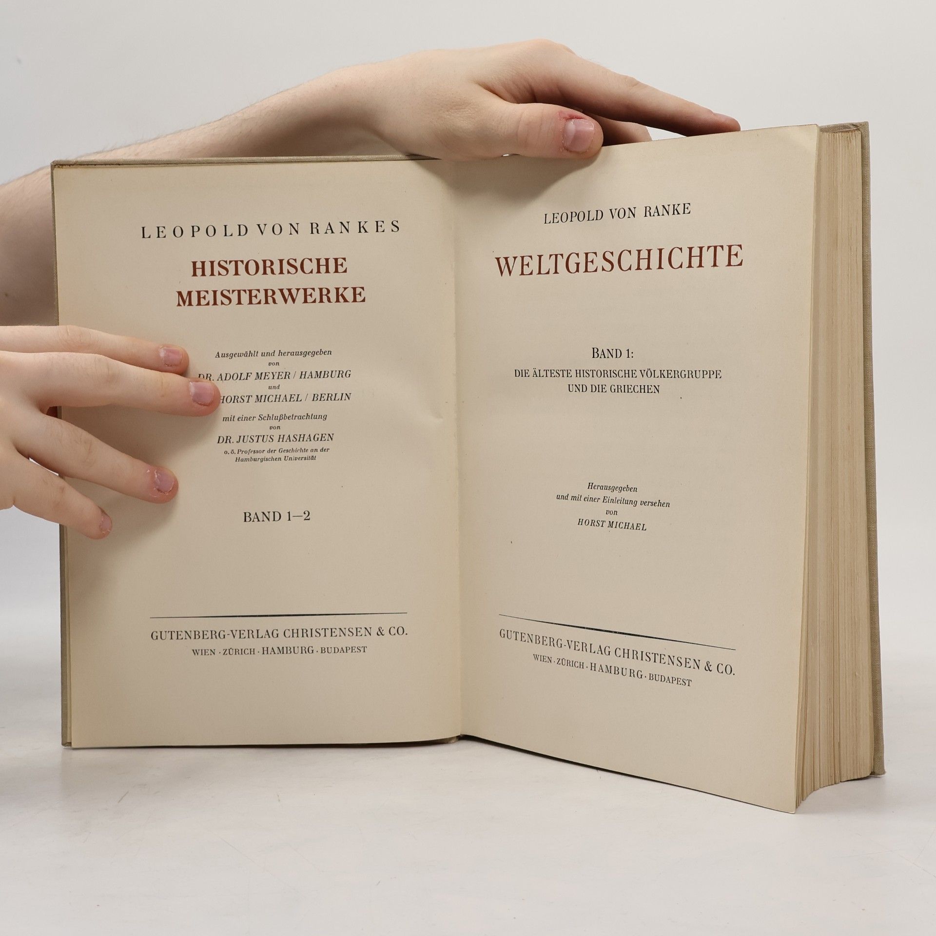 Leopold von Ranke Welt Geschichte