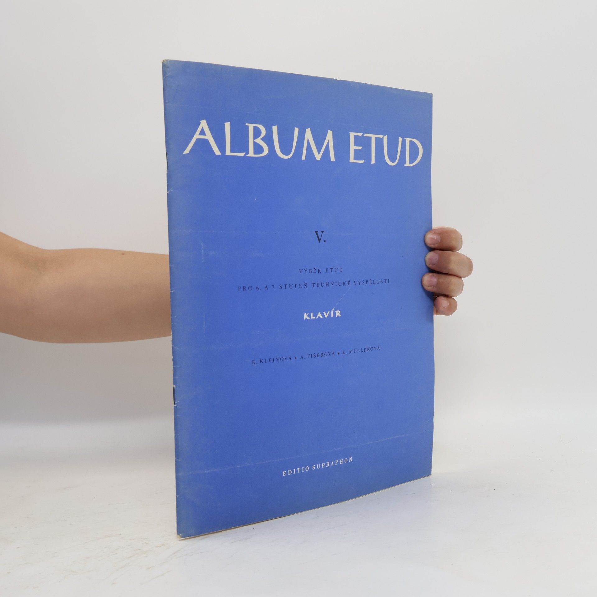 Eva Müller Album etud V. Výběr etud pro 6. a 7. stupeň technické vyspělosti