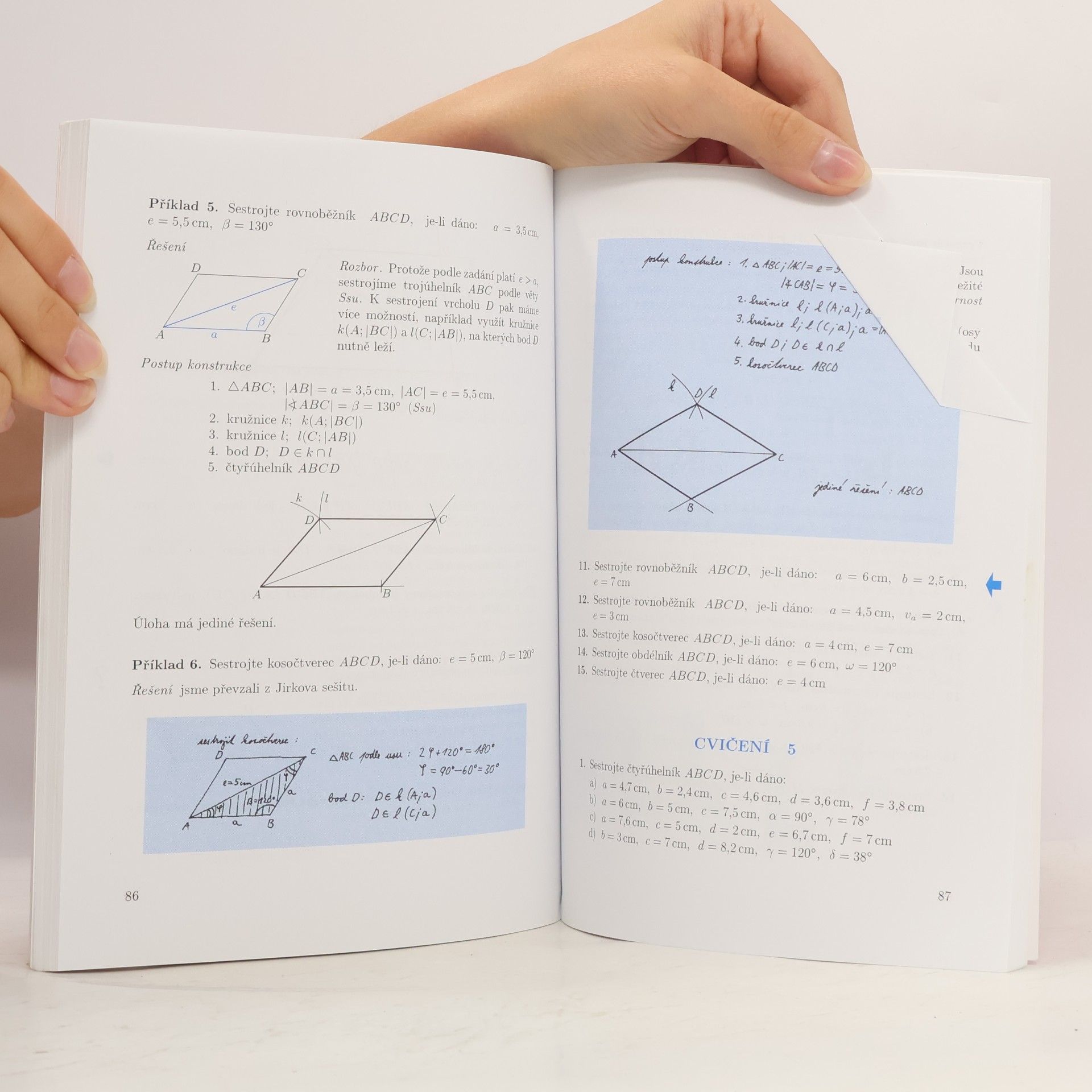 Jiří Herman Matematika. Tercie. Geometrické konstrukce