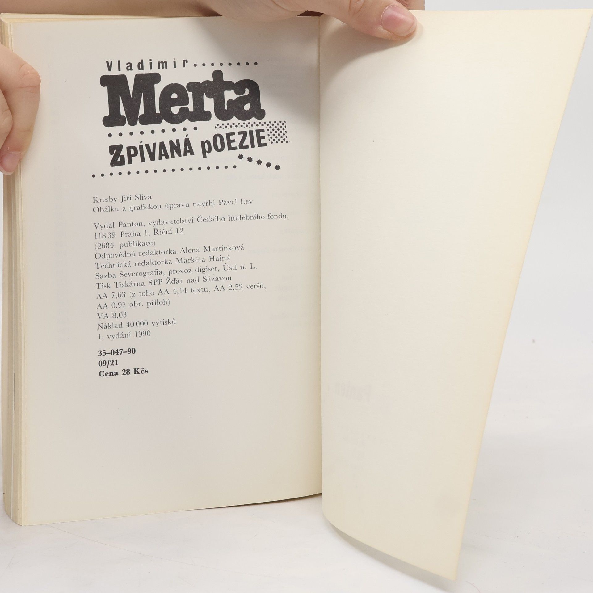 Jiří Slíva Zpívaná poezie