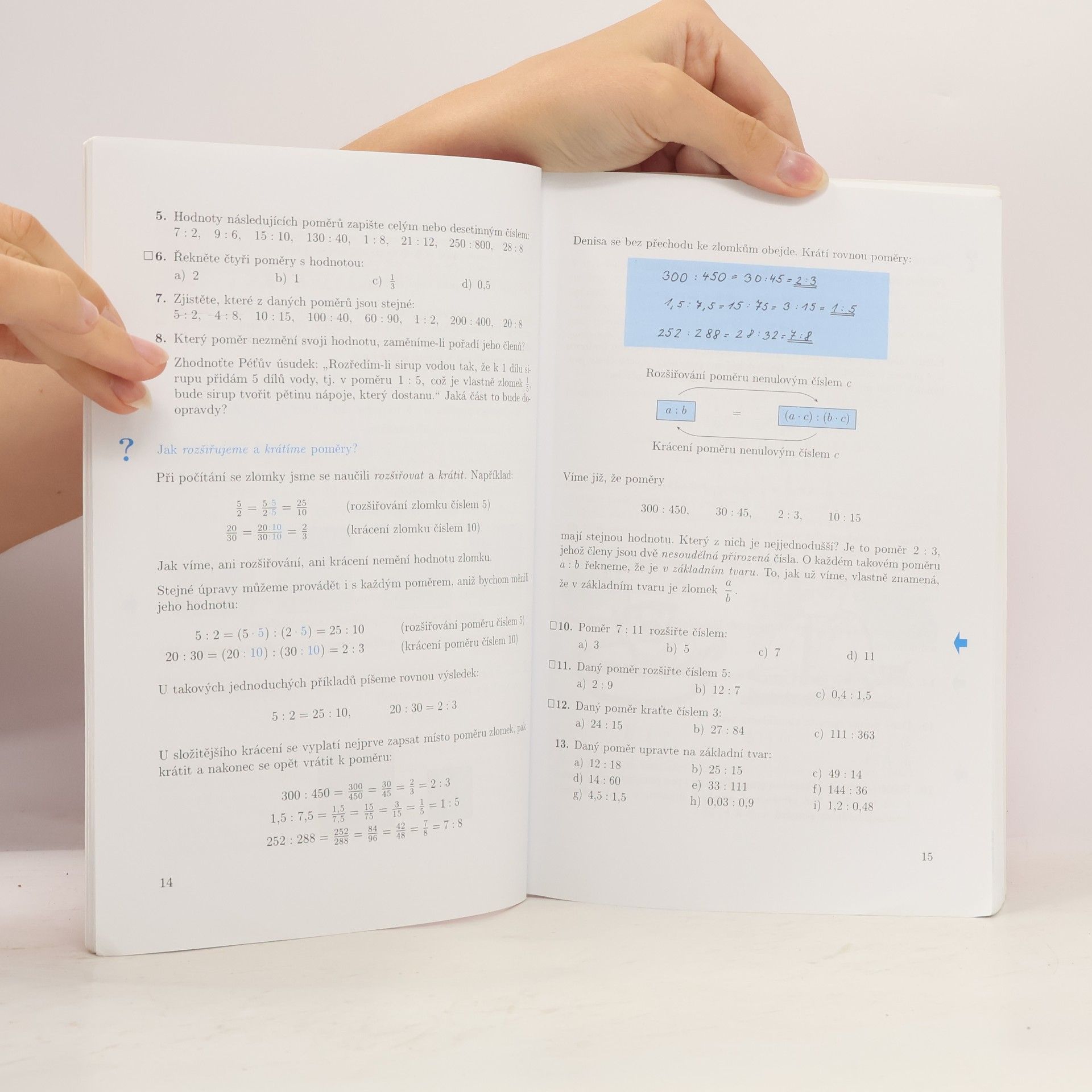 Lucie Václavíková Matematika. Tercie. Úměrnosti