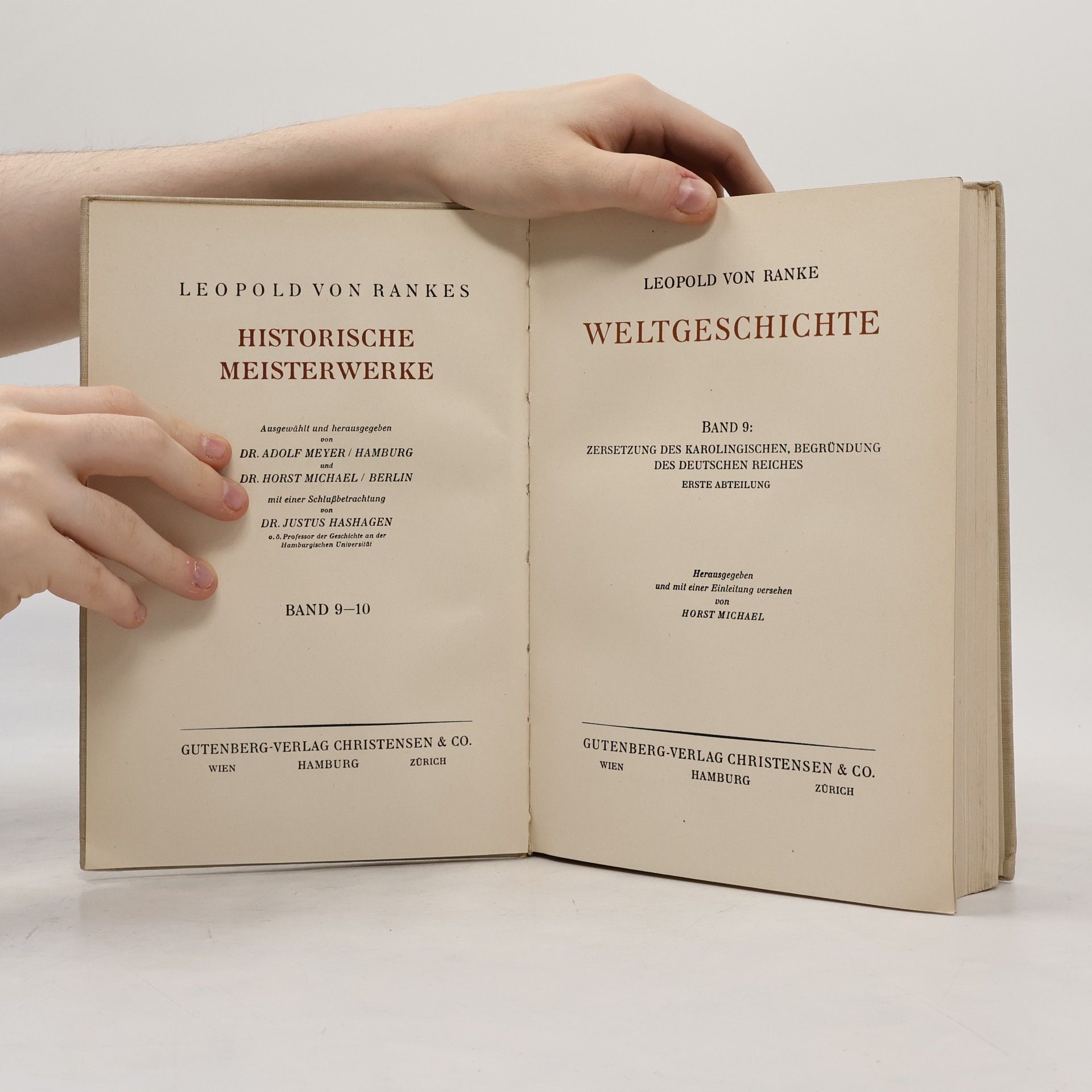 Leopold von Ranke Welt Geschichte 9