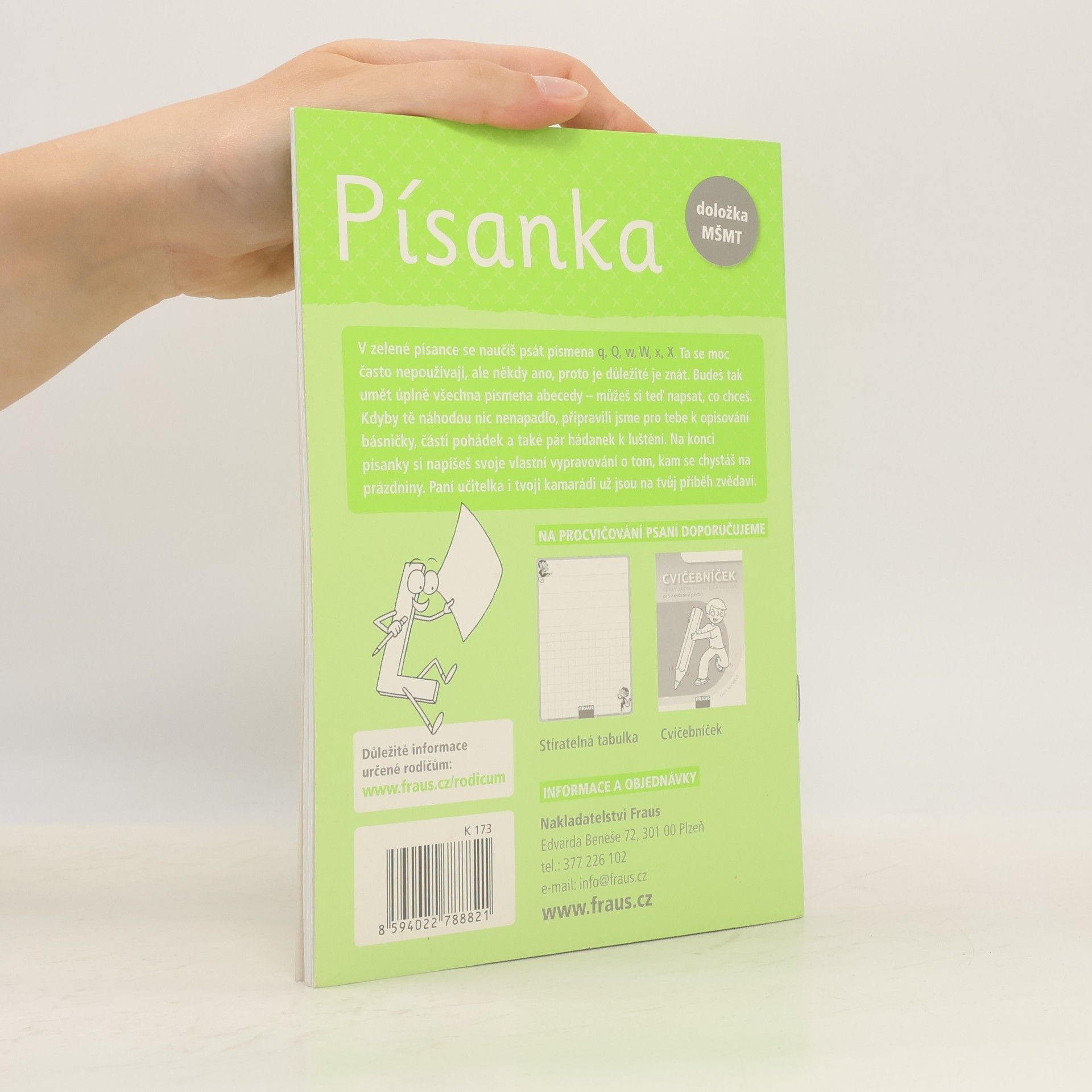 Dana Raunerová Písanka 1- vázané písmo, 4. díl